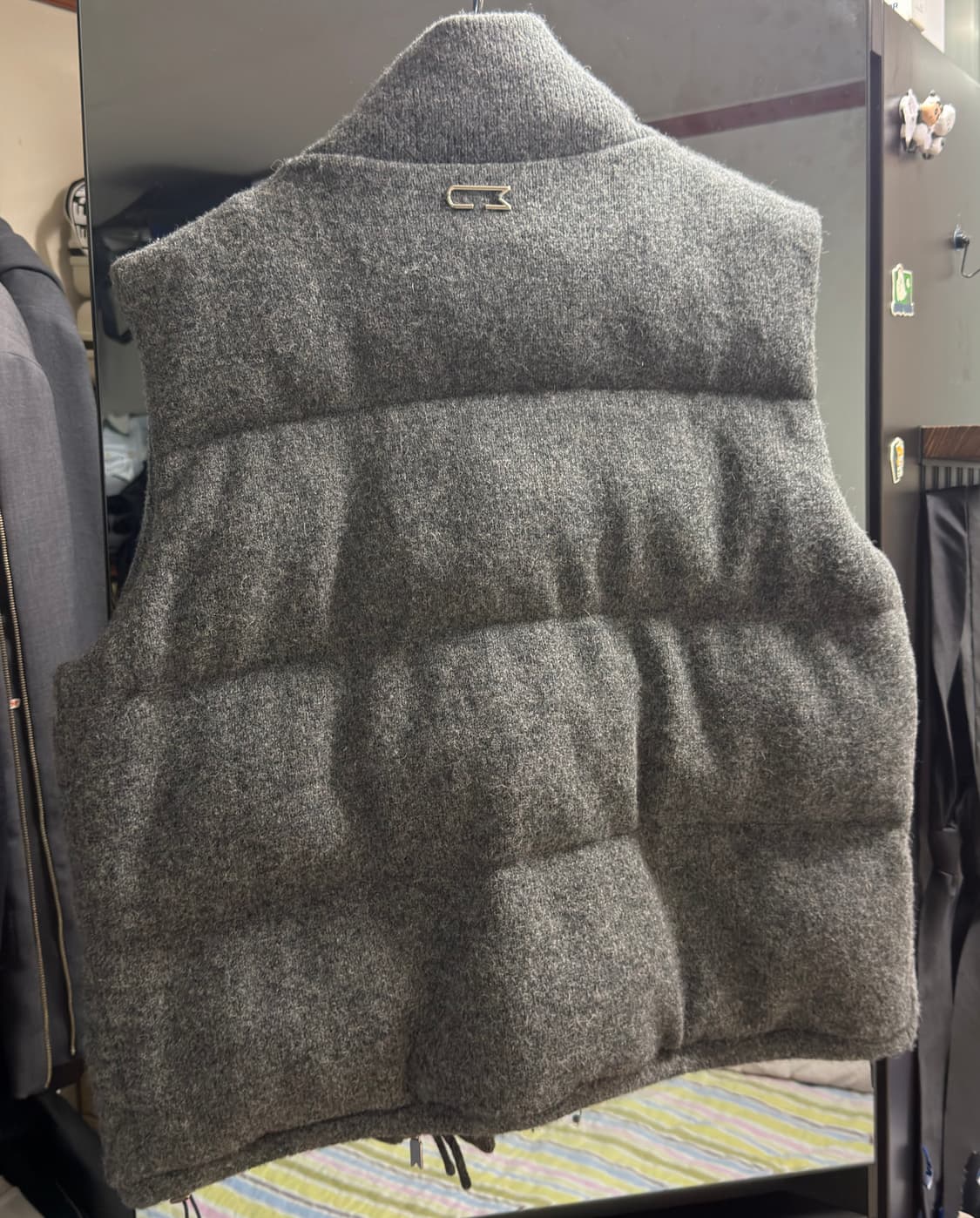 우마뭉 23시즌 니트패딩조끼 L 상품이미지3