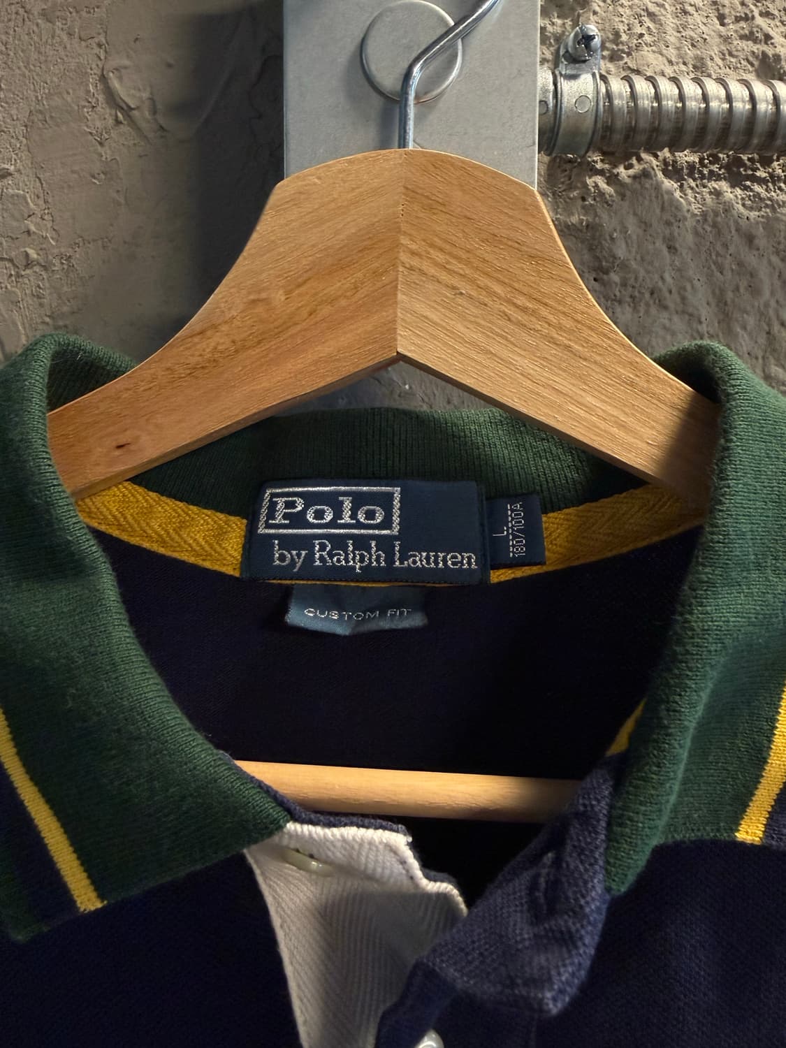 L 폴로랄프로렌 POLO 빅포니 넘버링 럭비 폴로 셔츠 네이비 상품이미지5