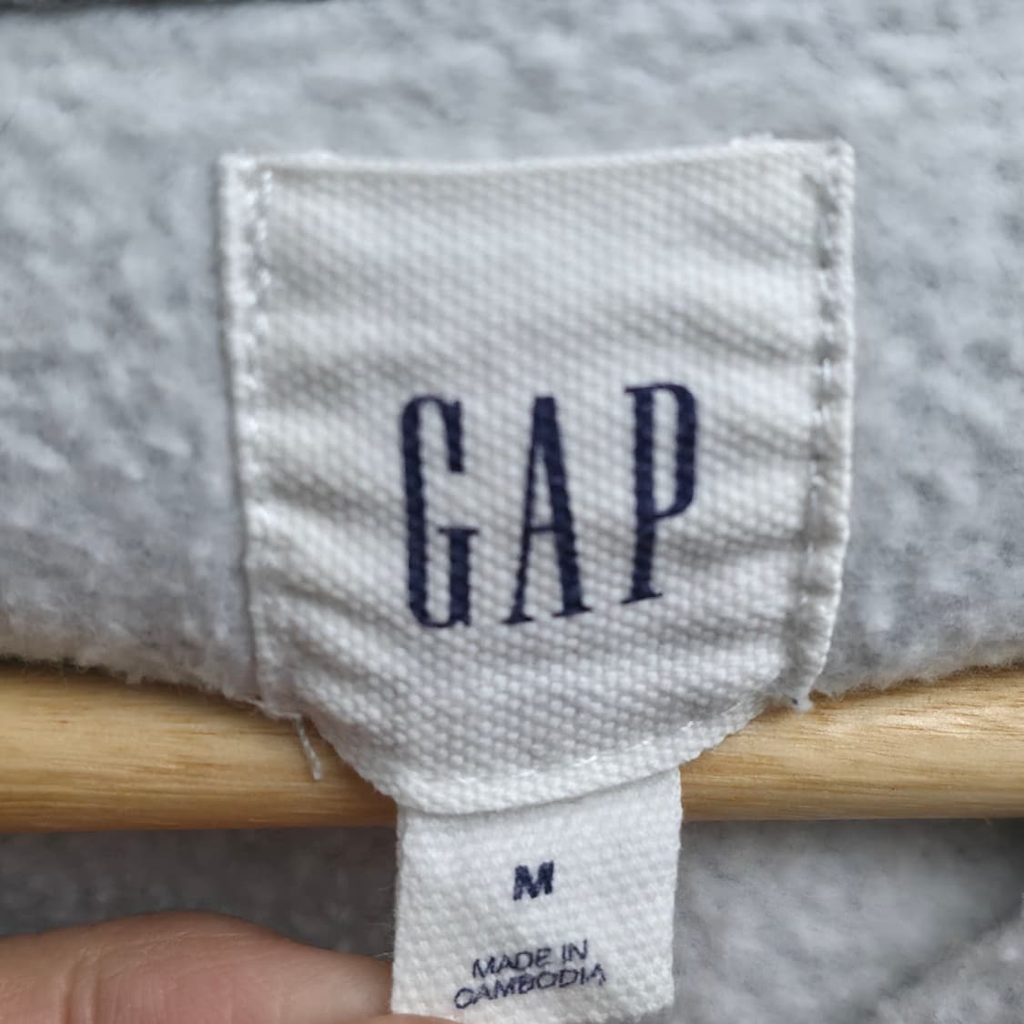 [M] 갭 GAP  후드티 그레이 상품이미지5