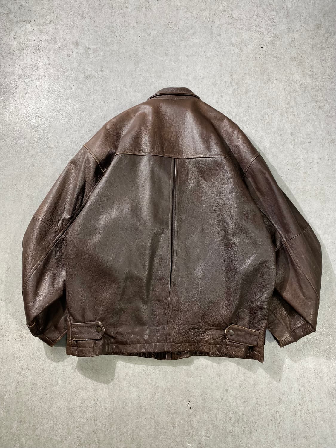 [L-XL] AMERICAN OUTWEAR 브라운 리얼레더 자켓 상품이미지6