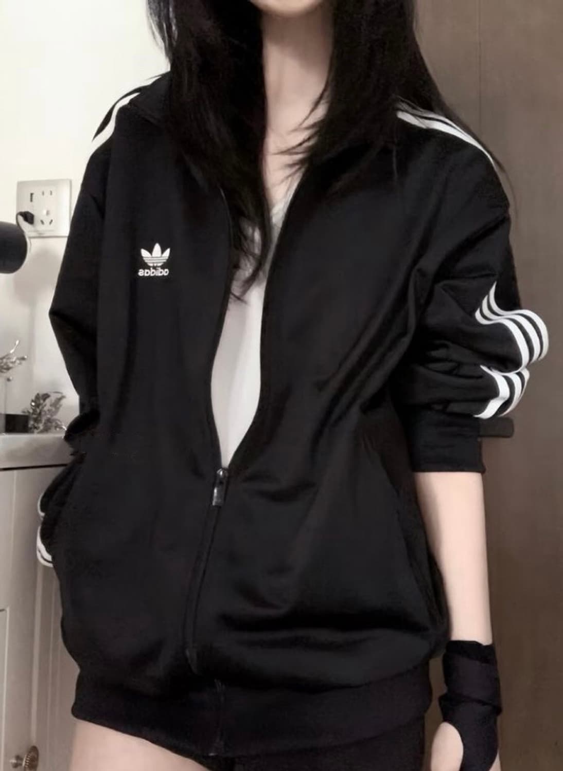 adidas 아디다스 클래식 베켄바우어 트랙탑 블랙 져지 상품이미지2