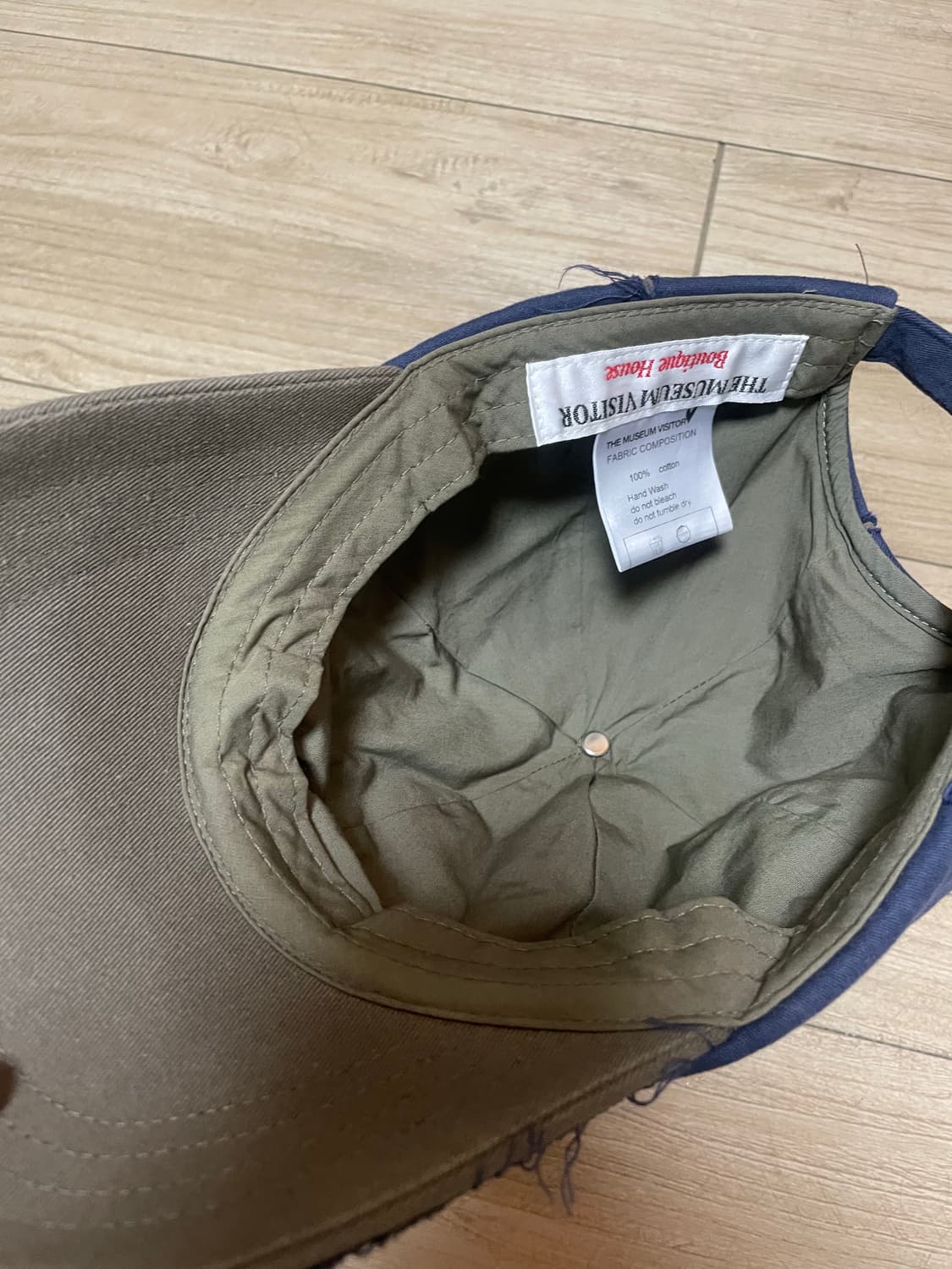 더뮤지엄비지터 데미지 볼캡 상품이미지2