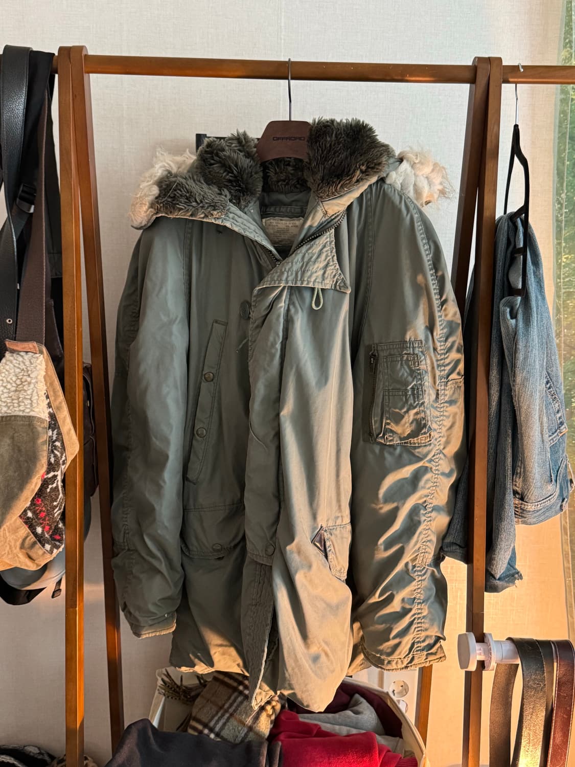 빈티지 N-3B 파카 미판 오리지널 (Greenbrier, 1985년) 상품이미지1