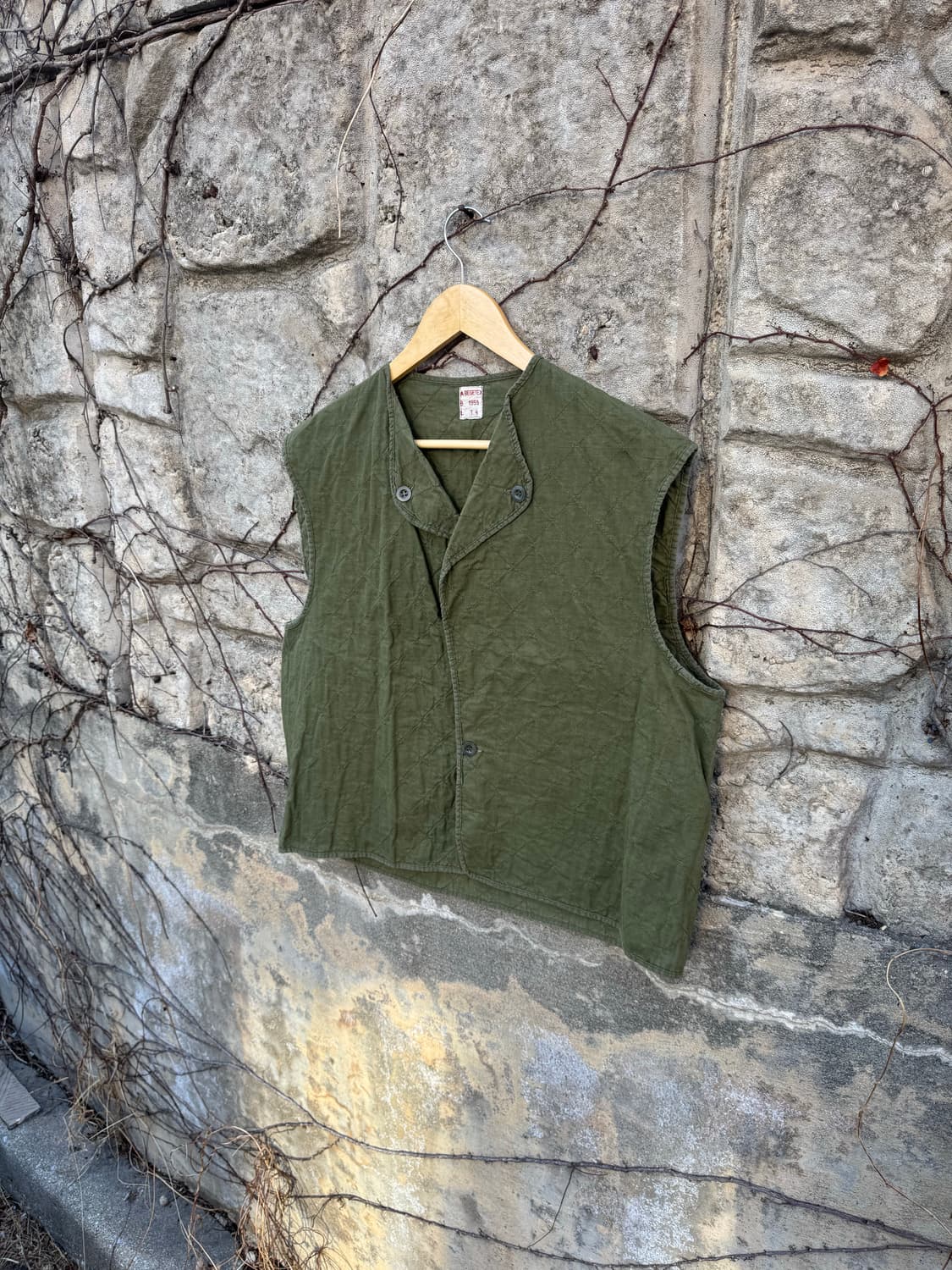 50s 벨기에군 오리지널 퀄팅 베스트 조끼 영국군 미군 상품이미지3