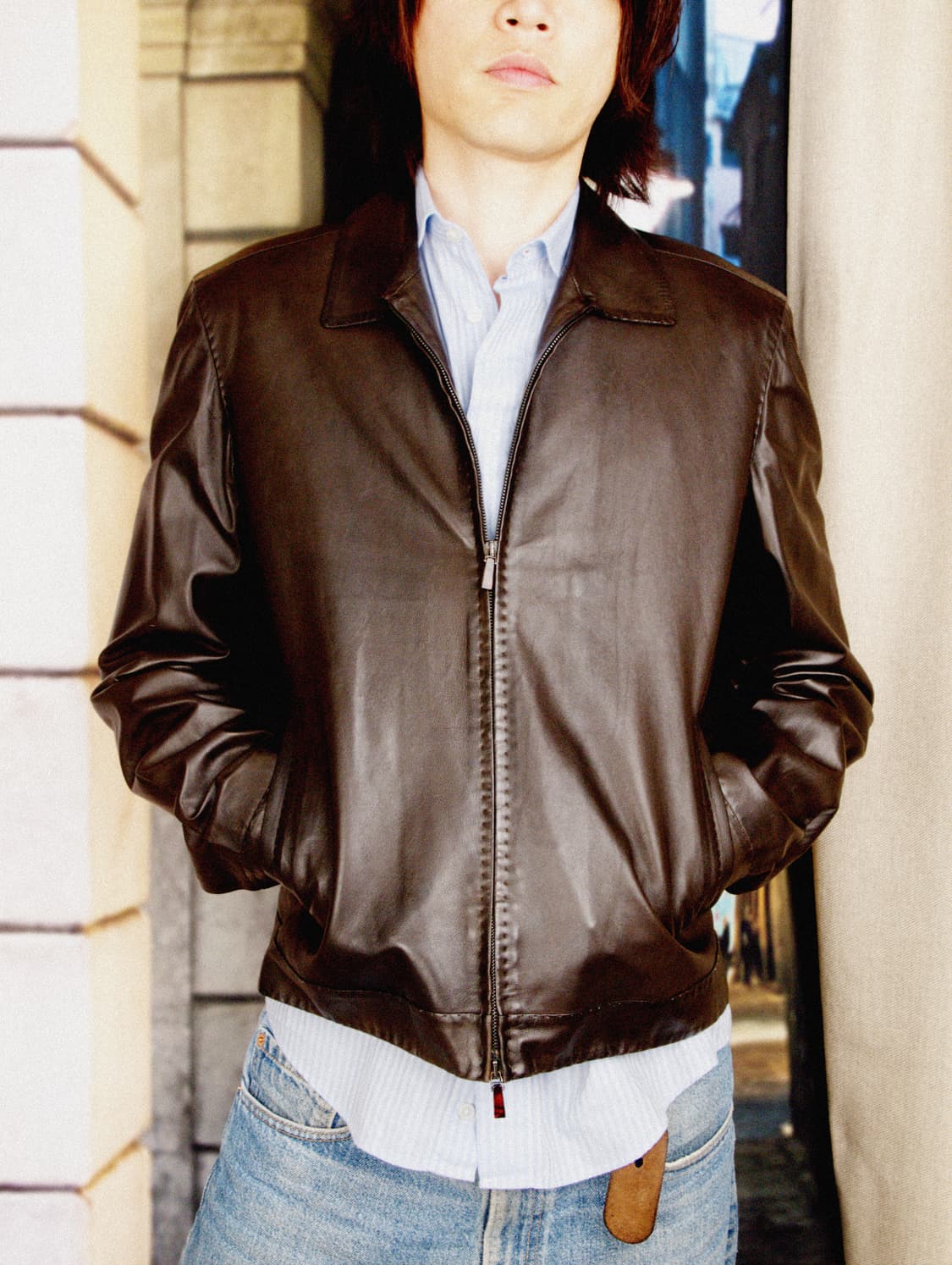 2013 SS Lamb Leather Zip-up Jacket 상품이미지3