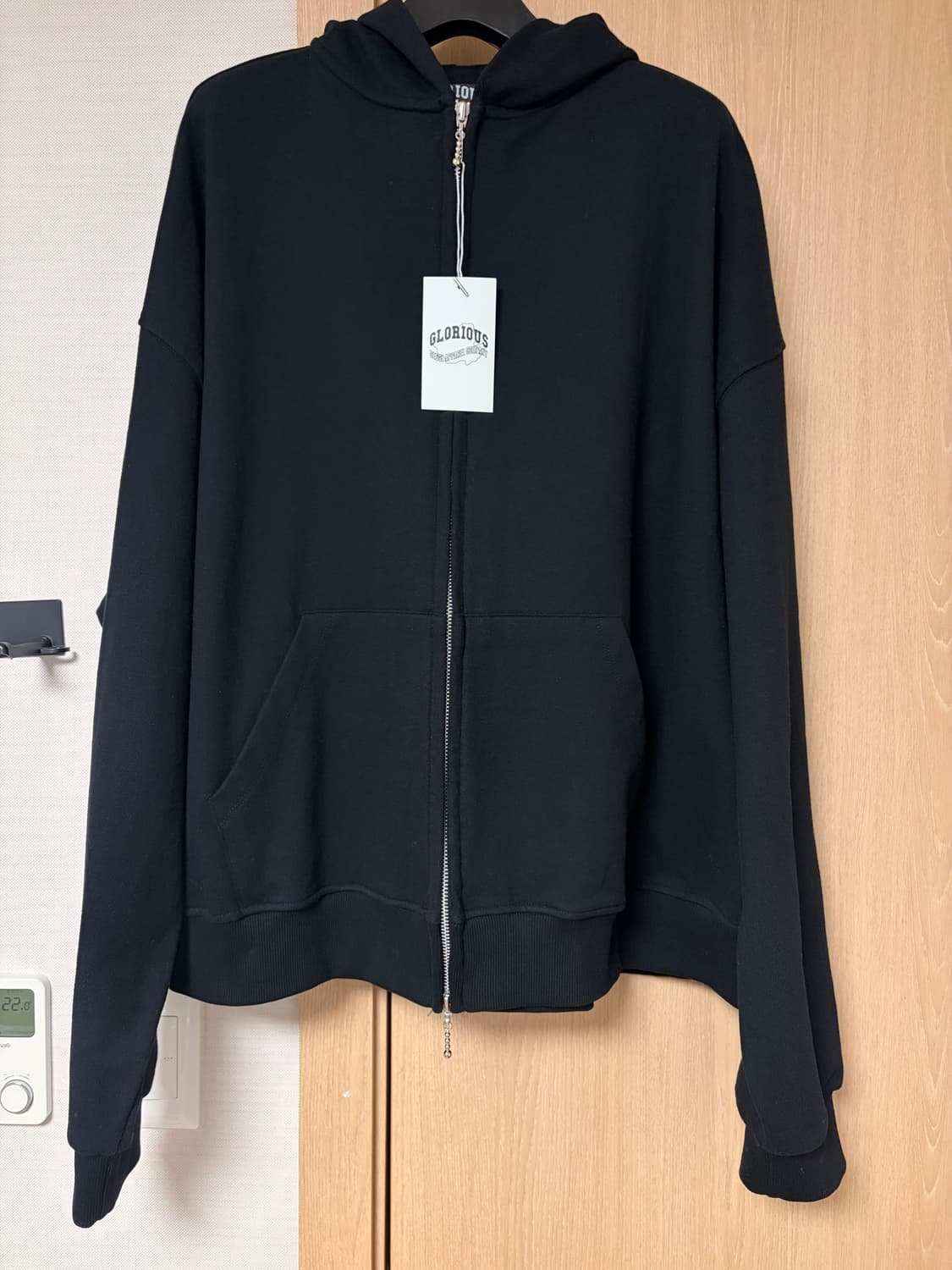 글로리어스 서울 워커 후드 집업 블랙 상품이미지6