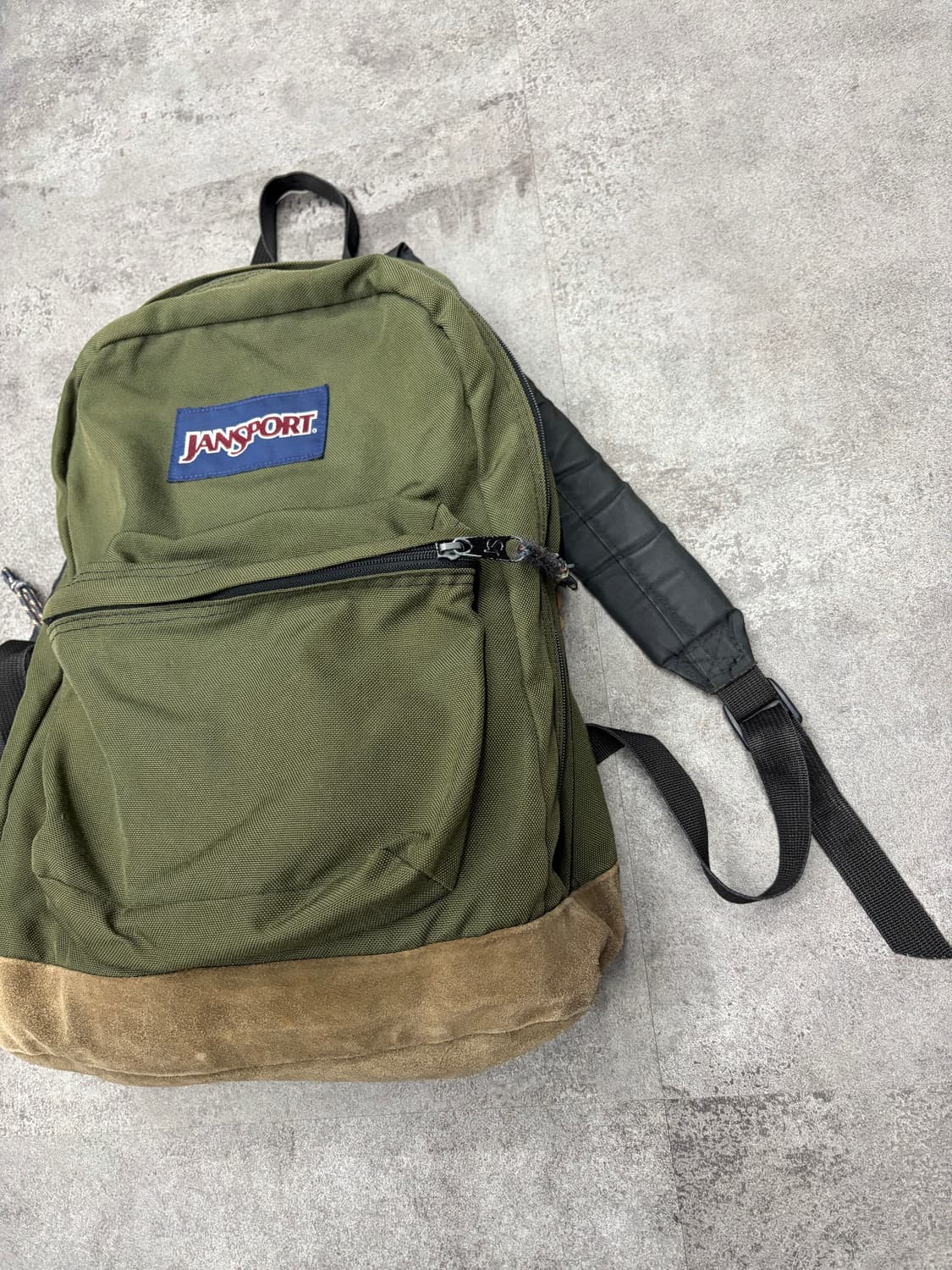 90s 잔스포츠 백팩 올리브/브라운 상품이미지3