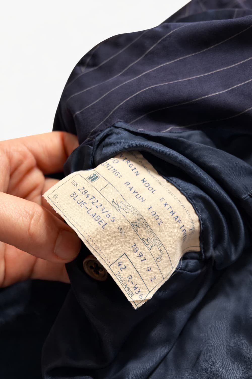 폴로 랄프로렌 3 버튼 울 블레이져 42R Italy Made 상품이미지8