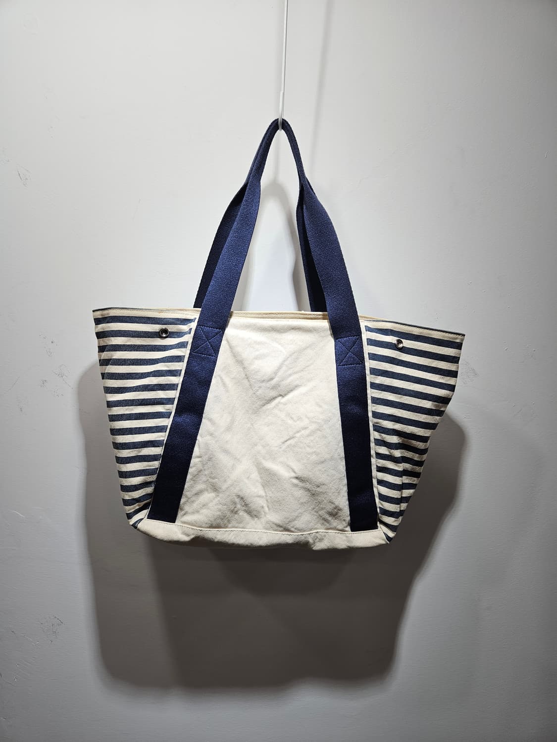 노티카 캔버스 숄더 스트라이프 토드백 상품이미지8