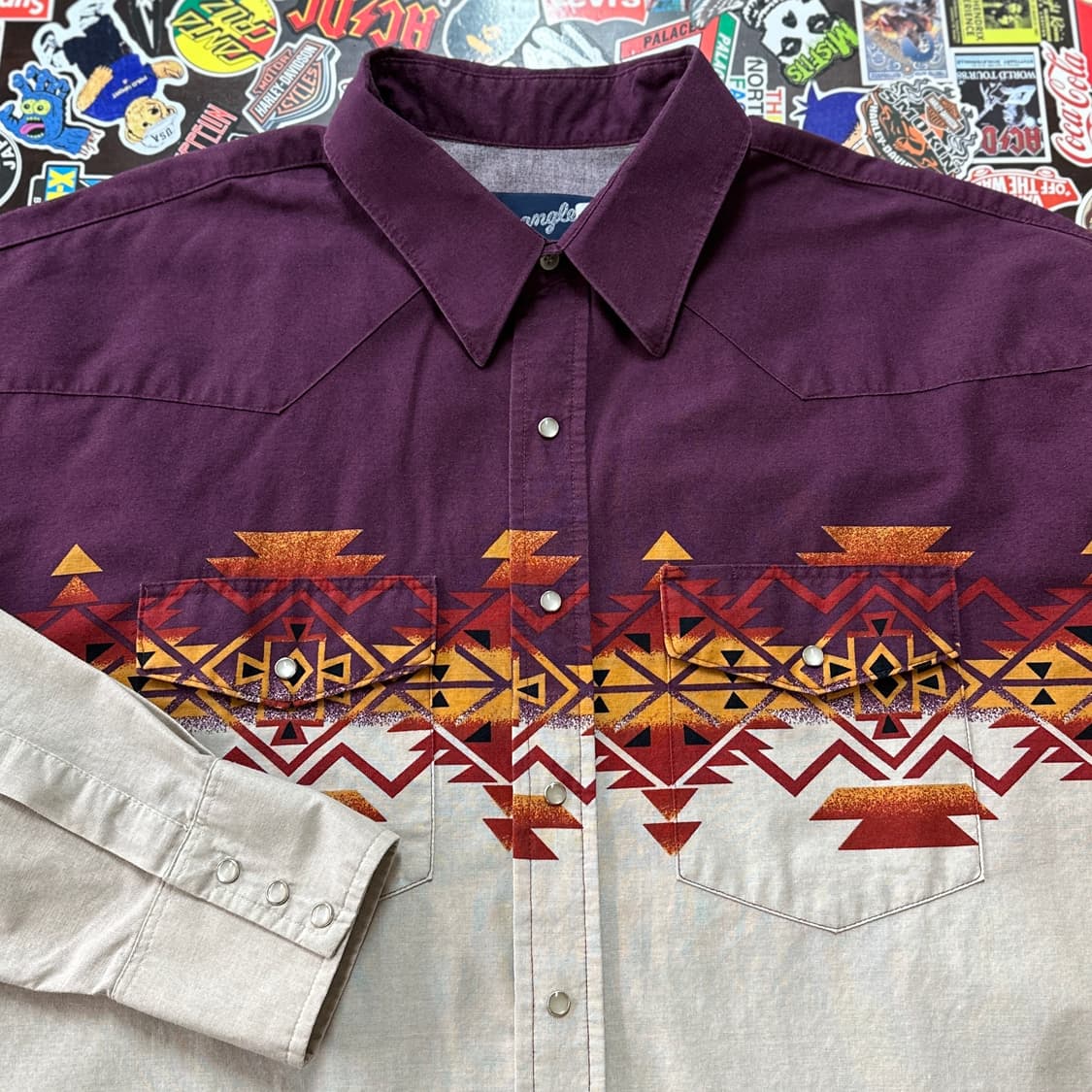 90s 랭글러 나바호 웨스턴 셔츠 XXL 상품이미지1