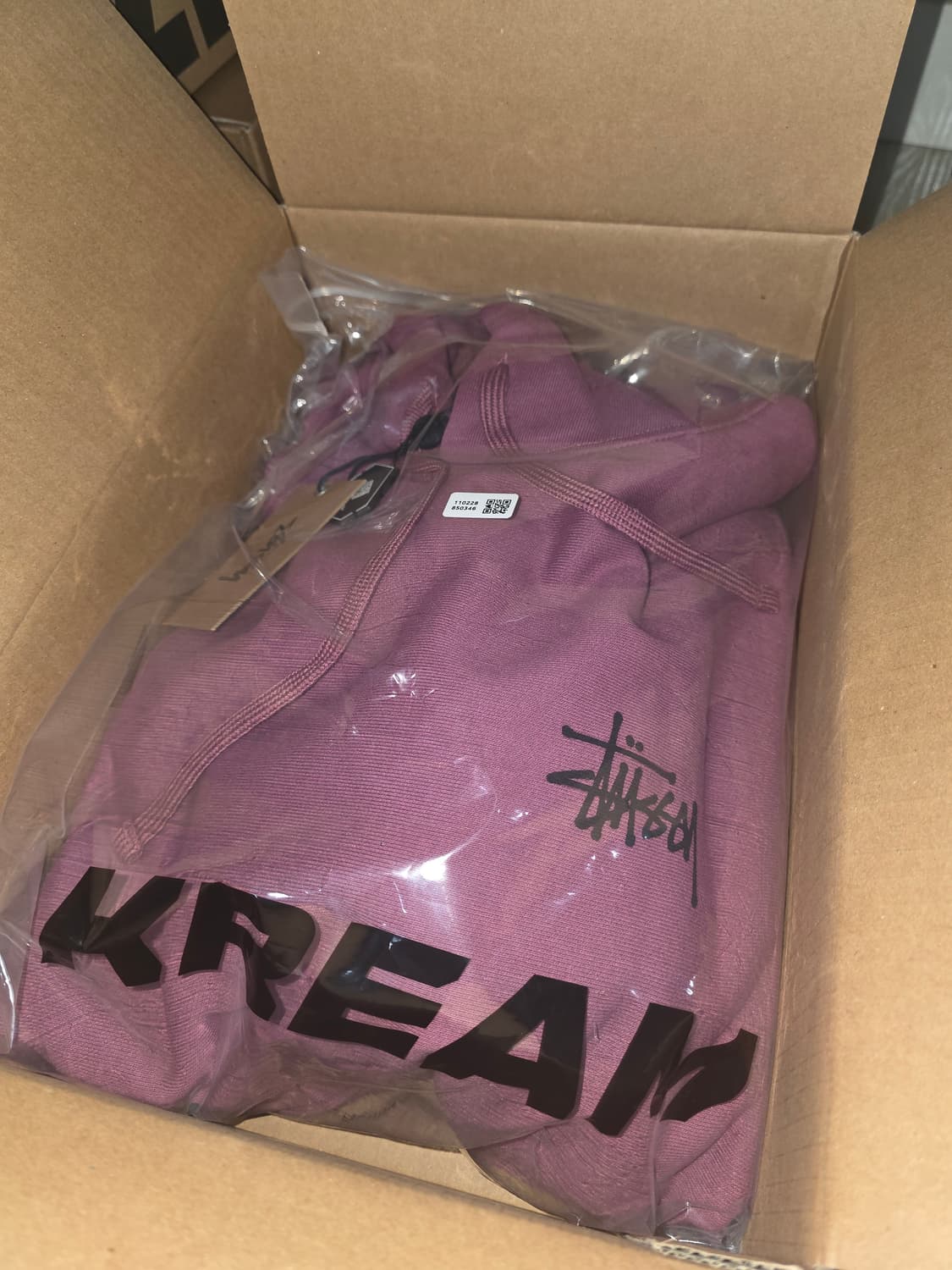 스투시 후드티 베리 L 상품이미지2