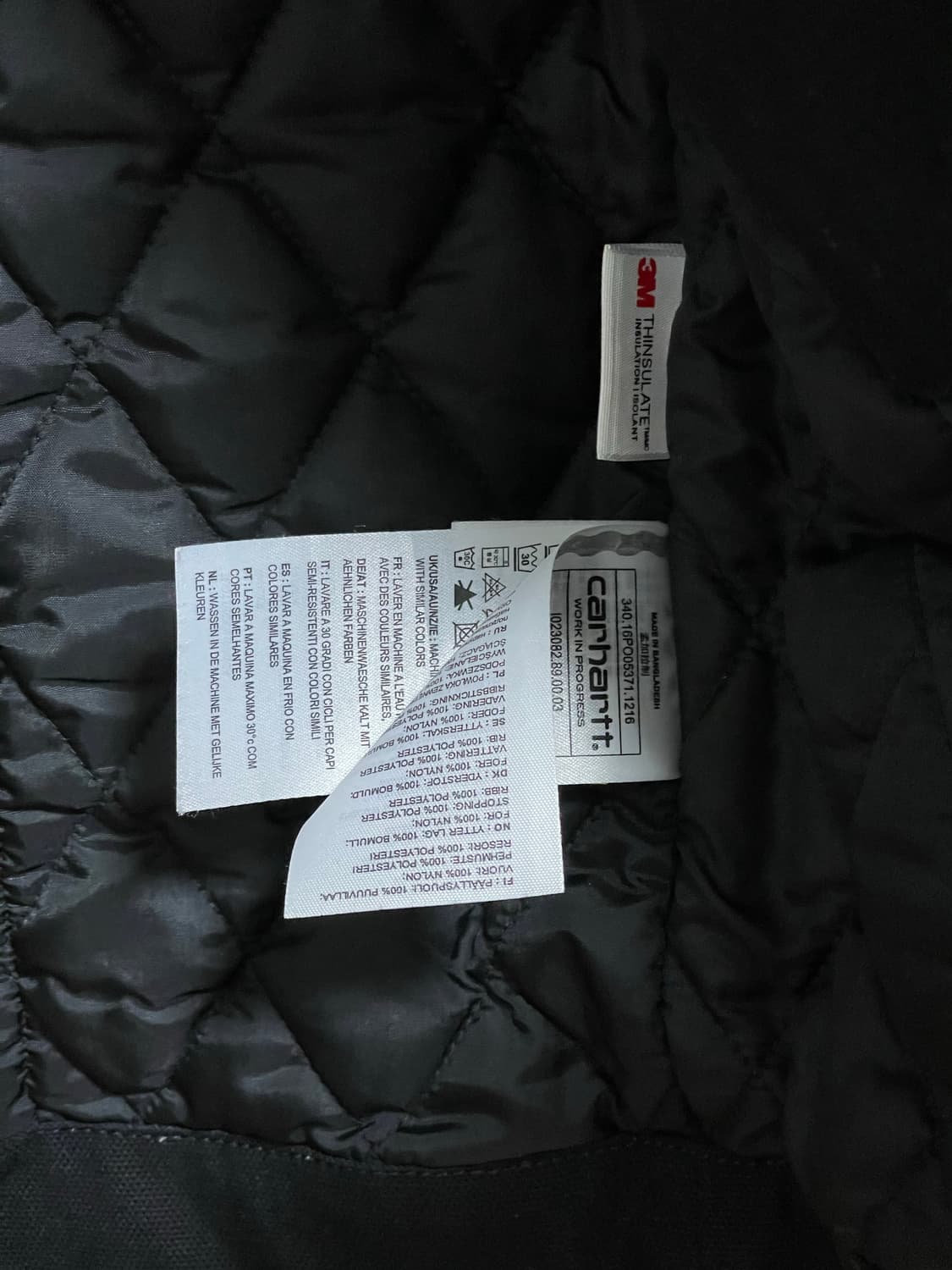 칼하트 웍스아웃 콜라보 베스트 M 상품이미지5