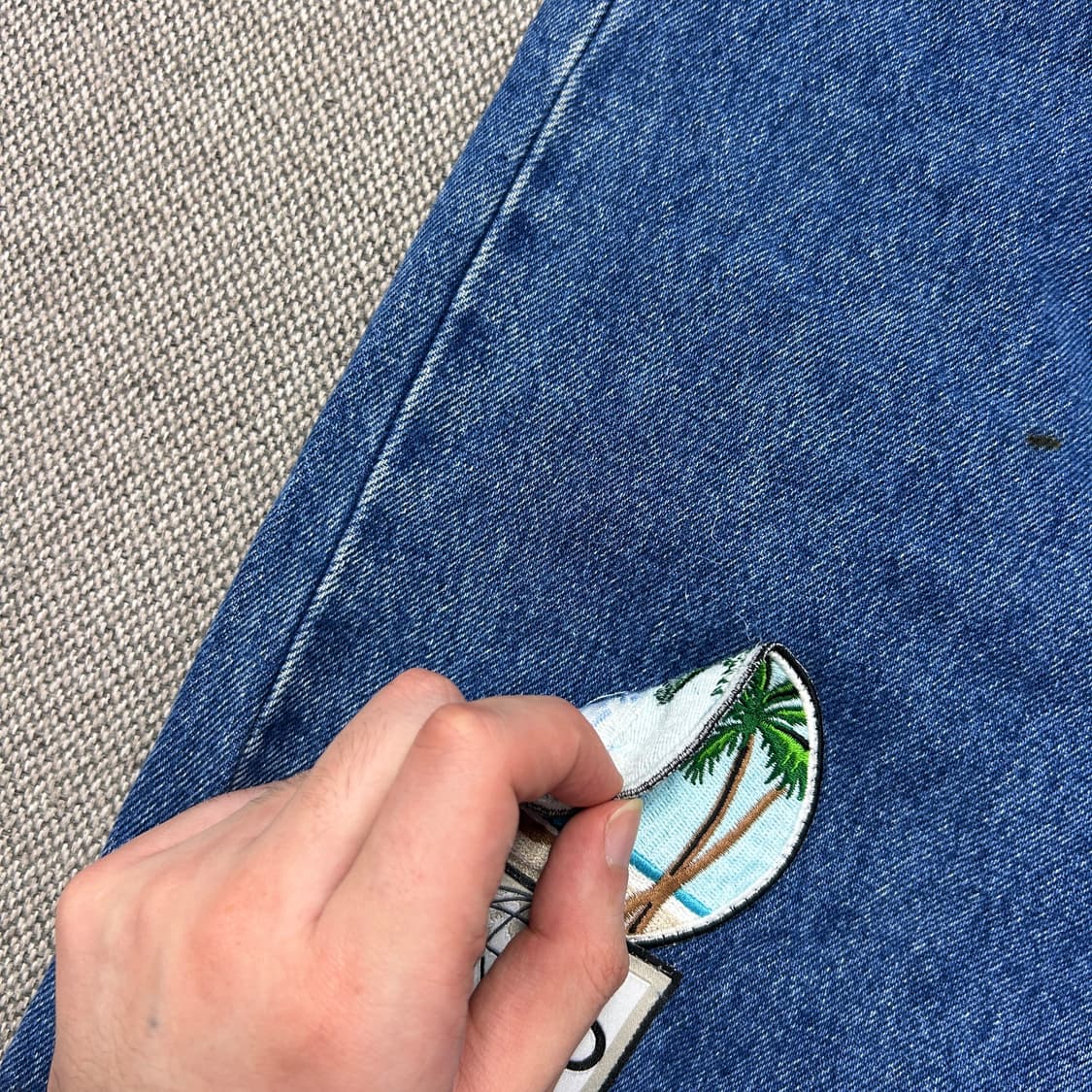 겐조 패치워크 데님팬츠(30) 상품이미지5