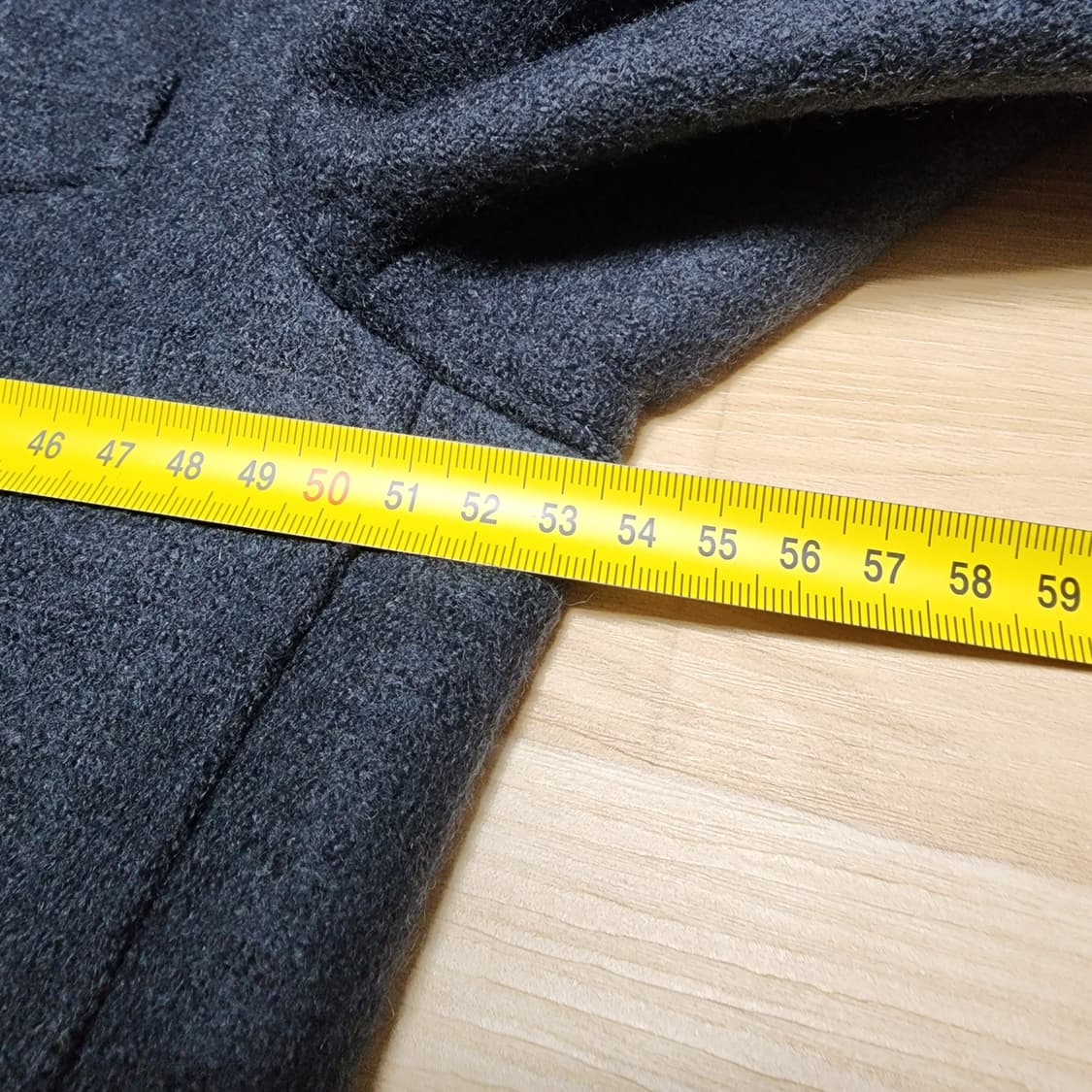 [50] 해리스 워프 런던 / 더블 박시 코트 차콜 그레이 상품이미지9