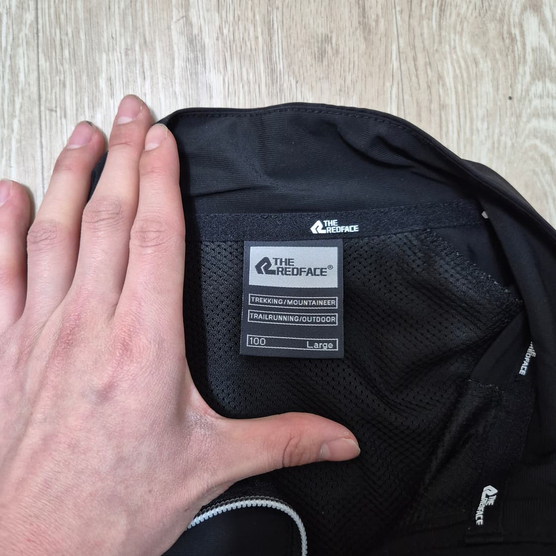 더레드페이스 박스로고 아웃도어 바람막이 자켓 L(100) 상품이미지6