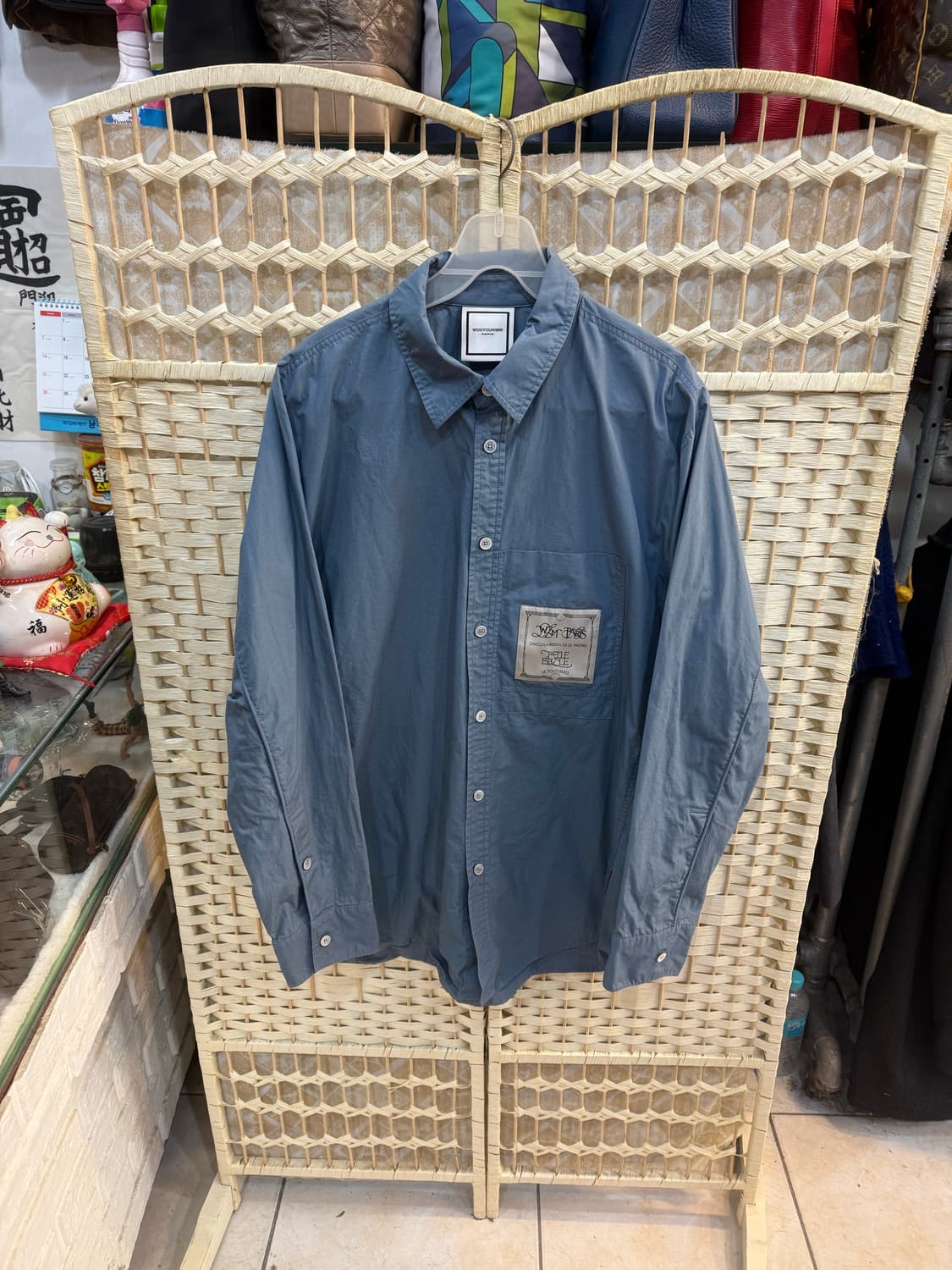 48/100-105 정품 우영미 포켓 디테일 셔츠 팝니다 상품이미지1