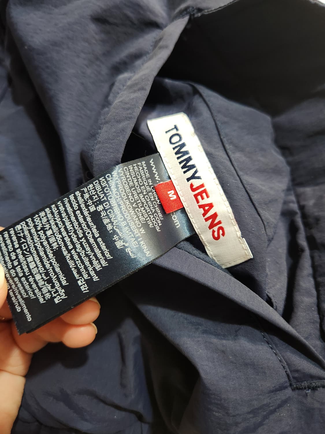 타미진스 리버서블 네이비 넥퍼패딩점퍼 상품이미지6