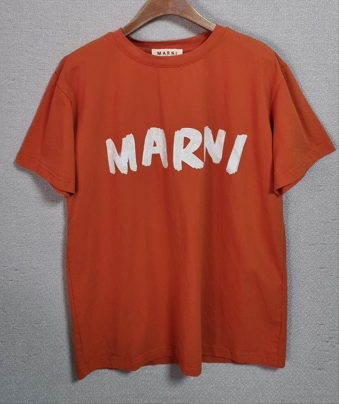 M (66) MARNI 마르니 오렌지 반팔티 상품이미지1