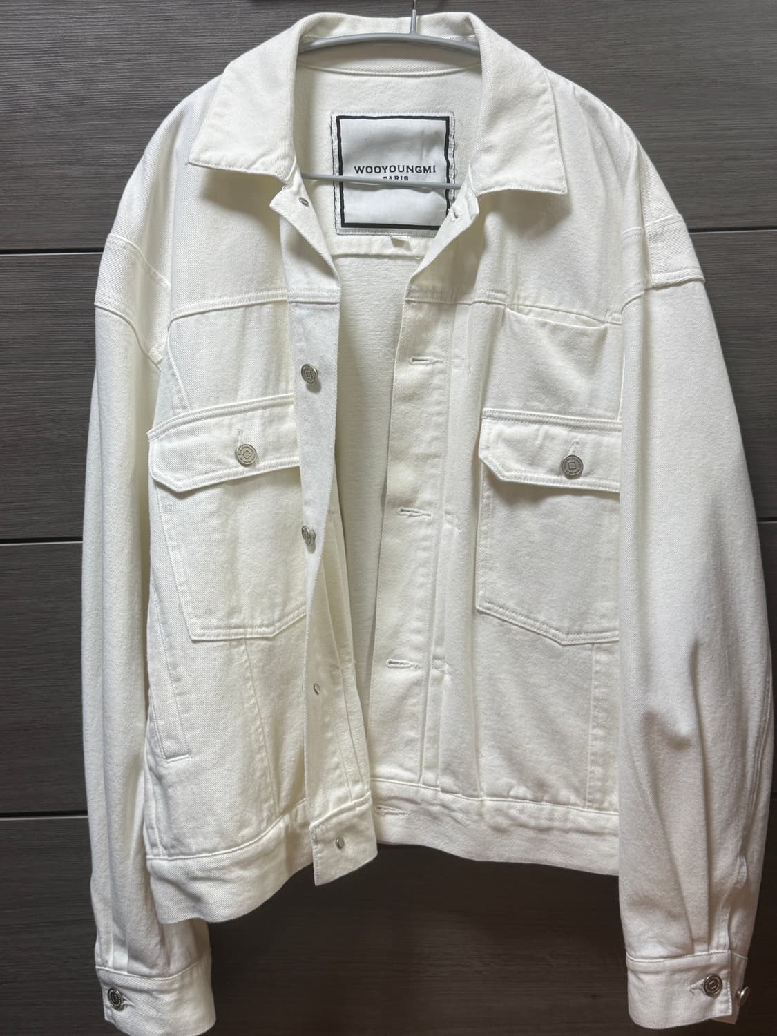 우영미 20ss 트러커 화이트 데님 자켓 상품이미지1