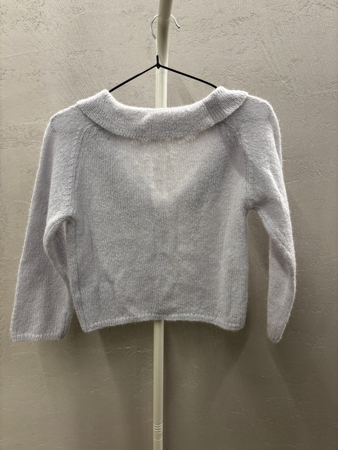 riette 리에뜨 라벤더 알파카 크롭 가디건 상품이미지6