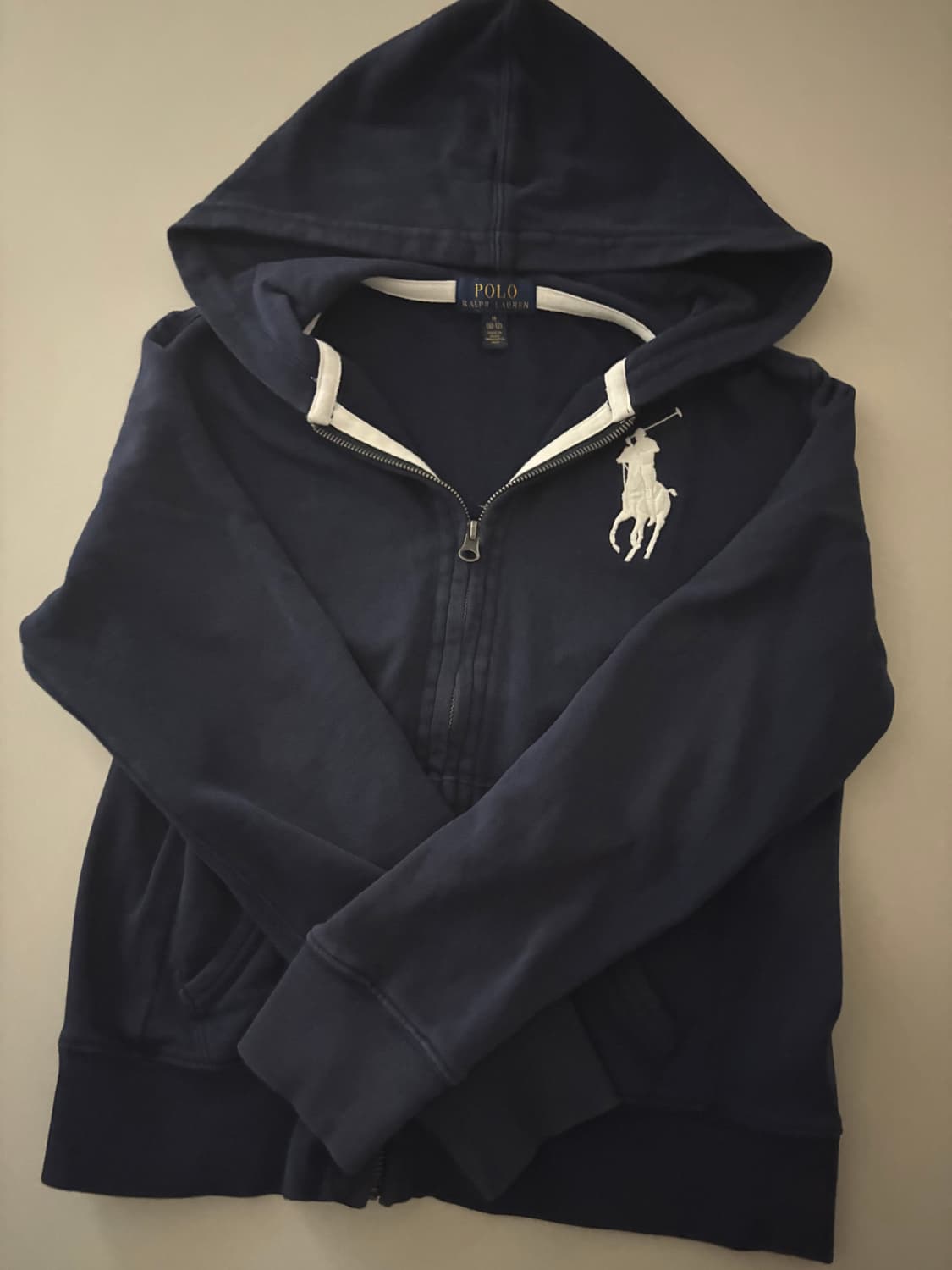 폴로랄프로렌 빅포니 네이비 후드집업 상품이미지2