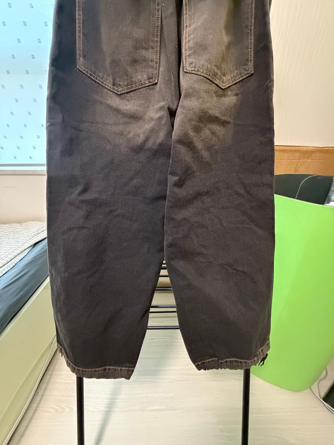 피그먼트 워싱데님 팬츠(브라운색상) 상품이미지6