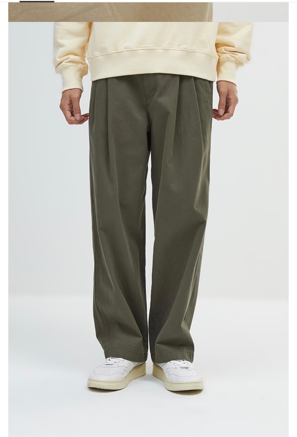 스파오 투턱 와이드 치노팬츠 S 4컬러일괄 상품이미지2