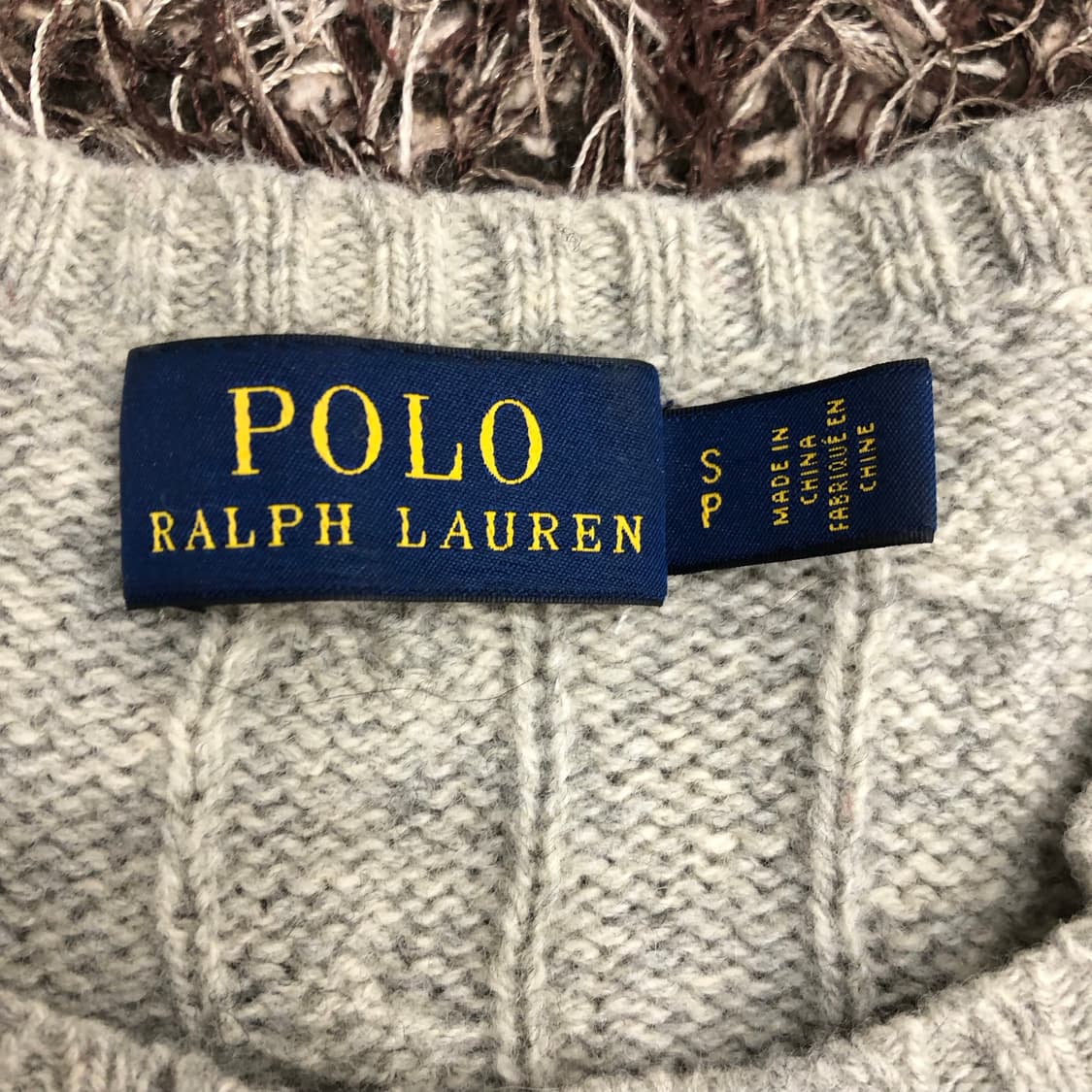 폴로 랄프로렌 캐시미어 울 케이블 니트 스웨터 상품이미지4