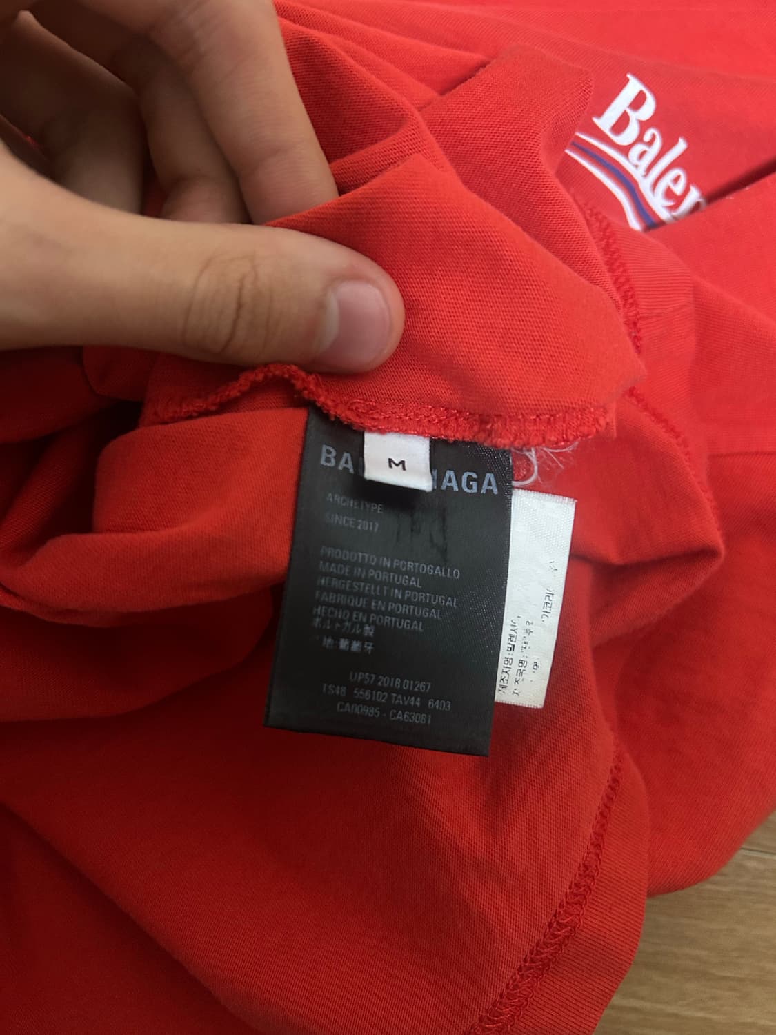 발렌시아가 폴리티컬 켐페인 반팔티 (M) 상품이미지3