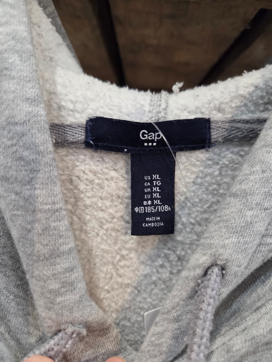 Gap 그레이 갭 오버핏 후드티 상품이미지3