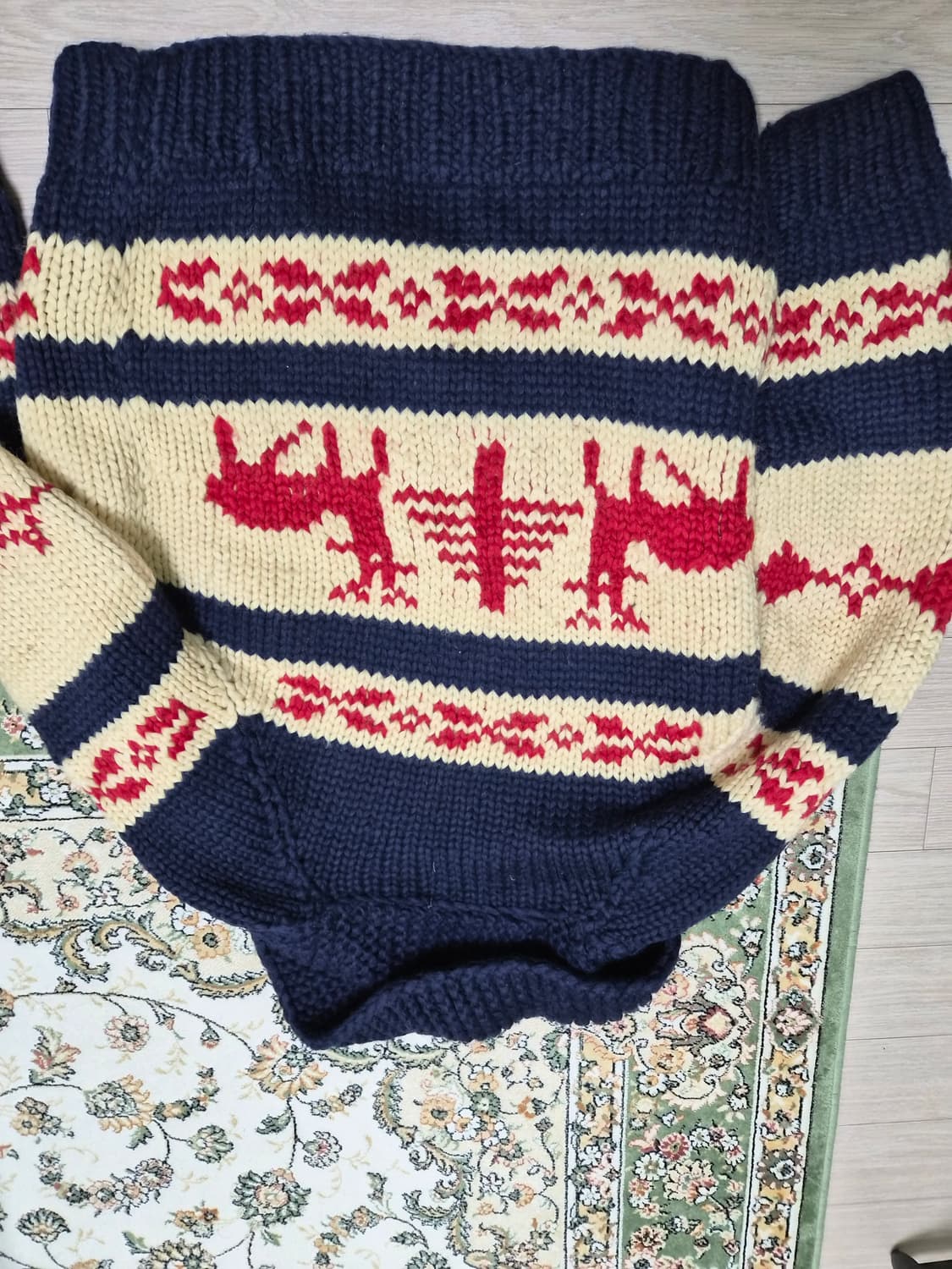 캐나다헤비울 코위찬니트집업 상품이미지3