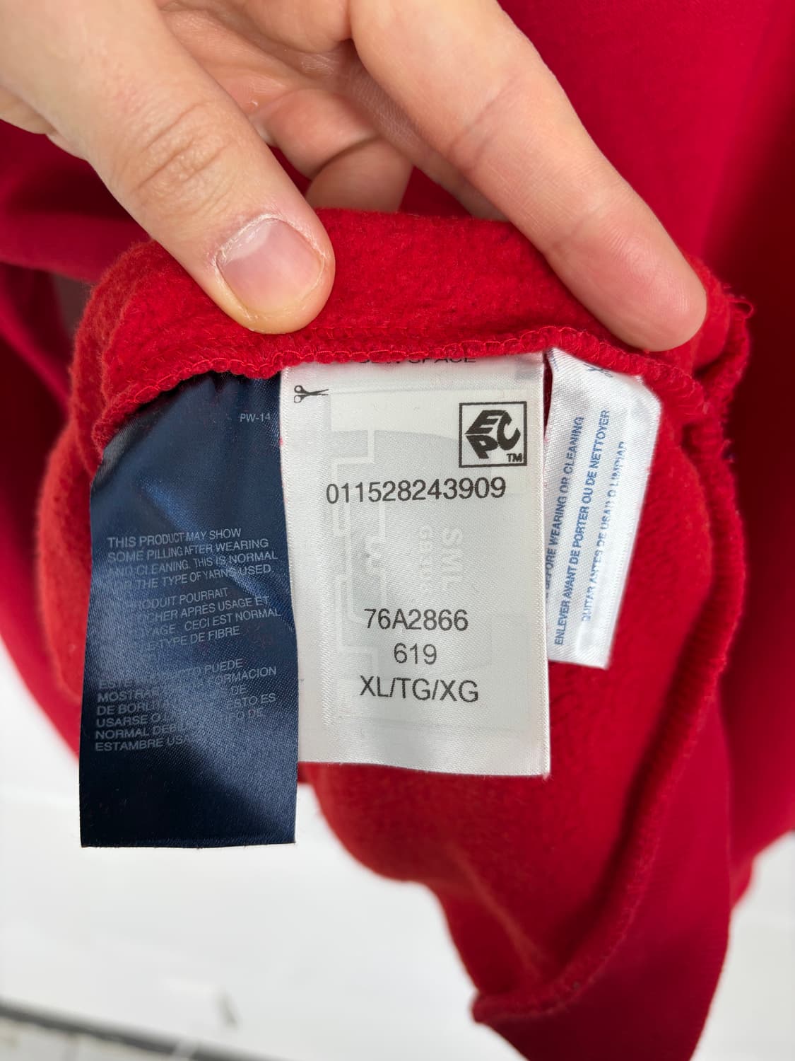 a55) 타미힐피거 에센셜 반집업 맨투맨 상품이미지5