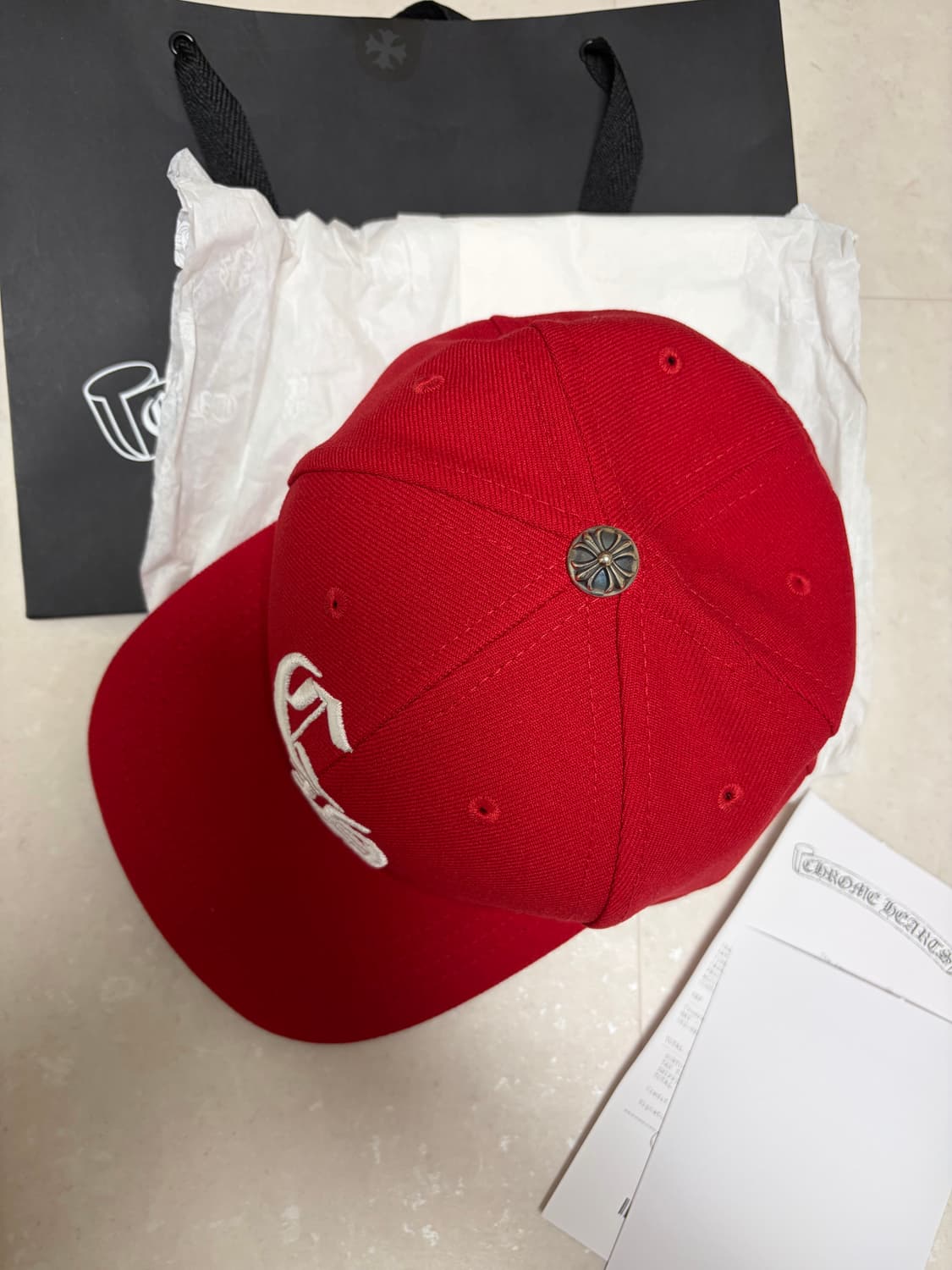 크롬하츠 자수 베이스볼캡 새제품 상품이미지2