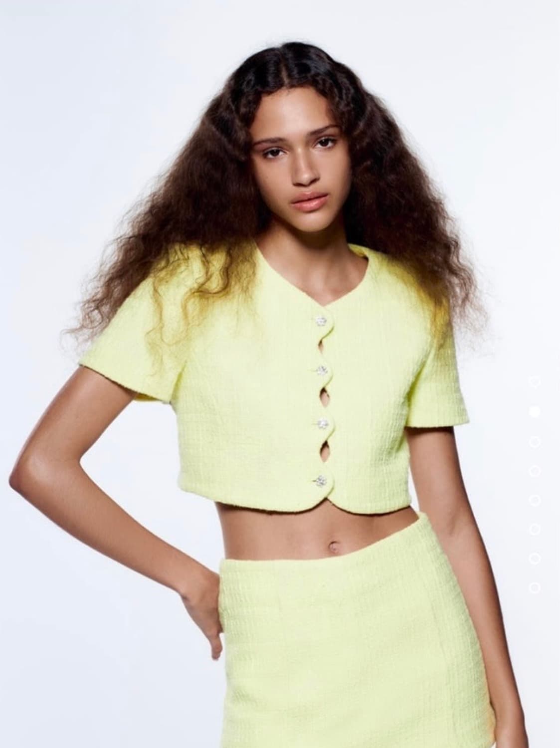 자라 스트럭처 크롭자켓 (S) 상품이미지1