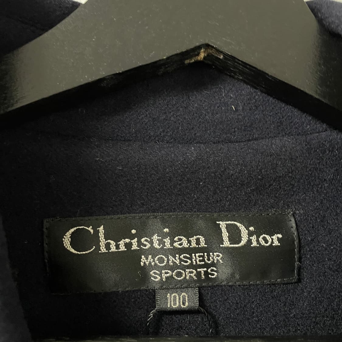 크리스찬디올 네이비 코트 100 상품이미지5