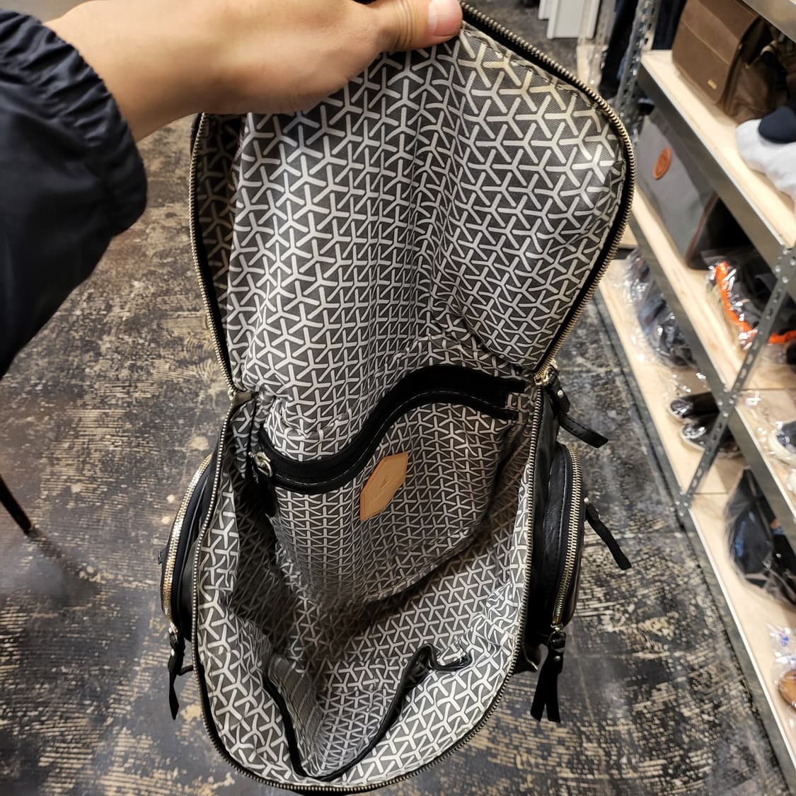 핀 에스코 올 레더 숄더&크로스백 상품이미지10