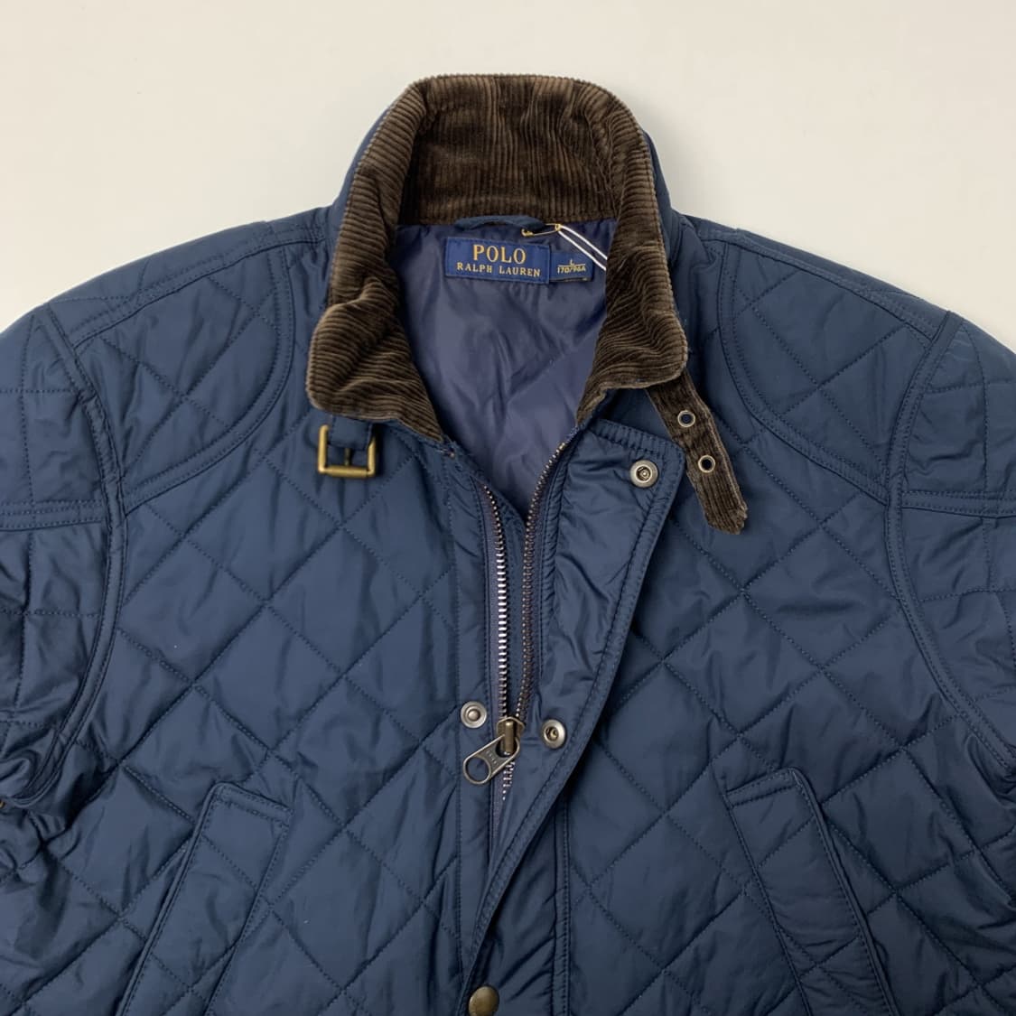 [L/정품] 폴로 랄프로렌 넥버클 네이비 퀼팅 자켓 상품이미지3