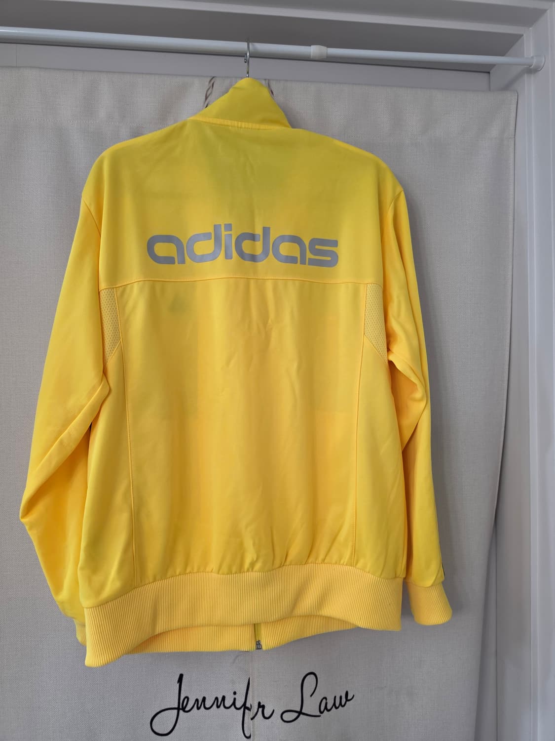 아디다스 올드스쿨 빈티지 삼선 져지 옐로우 화이트 상품이미지2