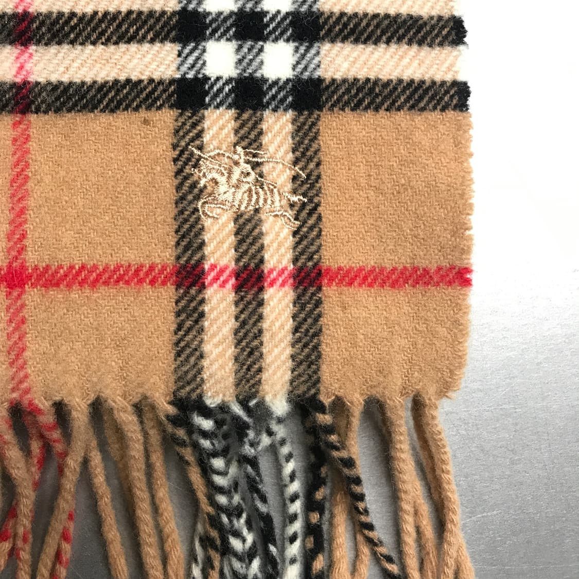 버버리 정품 메리노/캐시미어 머플러 베이지 상품이미지4