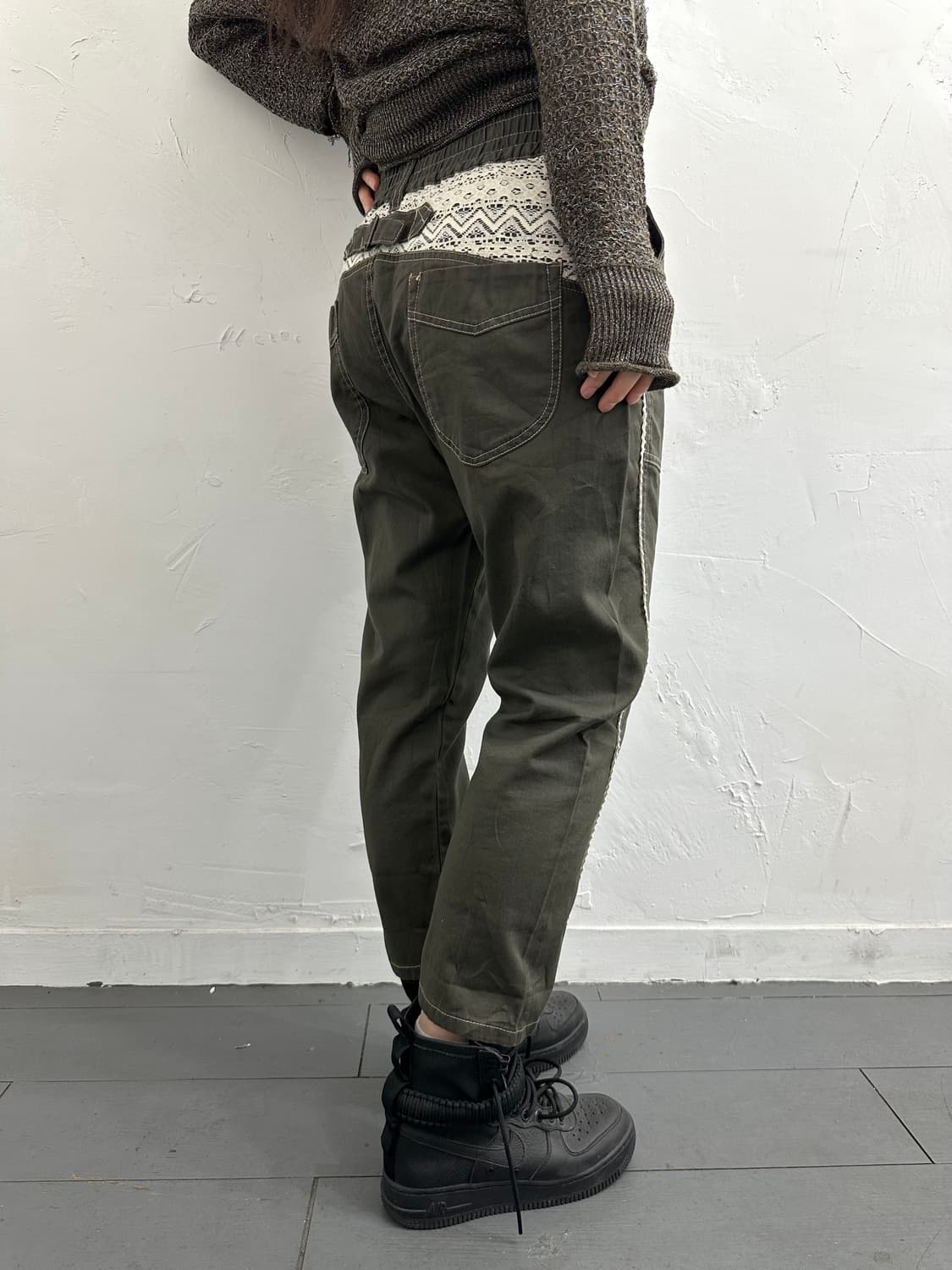 estacot mori lace detail pants 상품이미지3