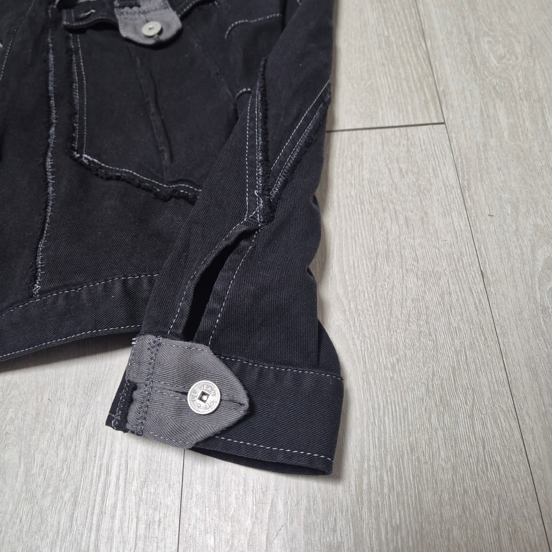 90s MARITHE FRANCOIS GIRBAUD 코튼 자켓 (M) 상품이미지4