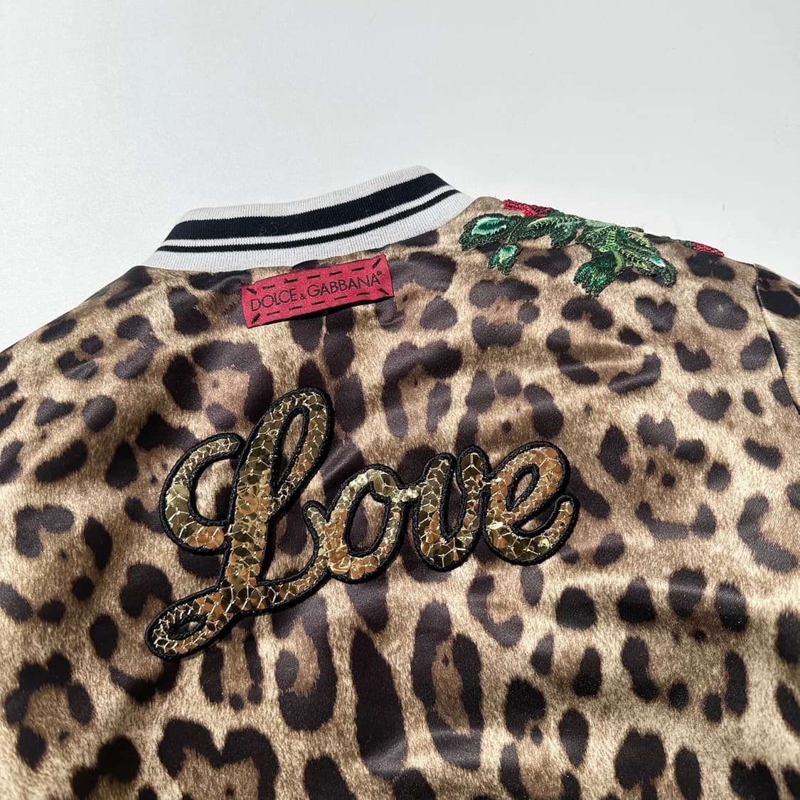 돌체 앤 가바나 레오파드 봄버 블루종 자켓 상품이미지7