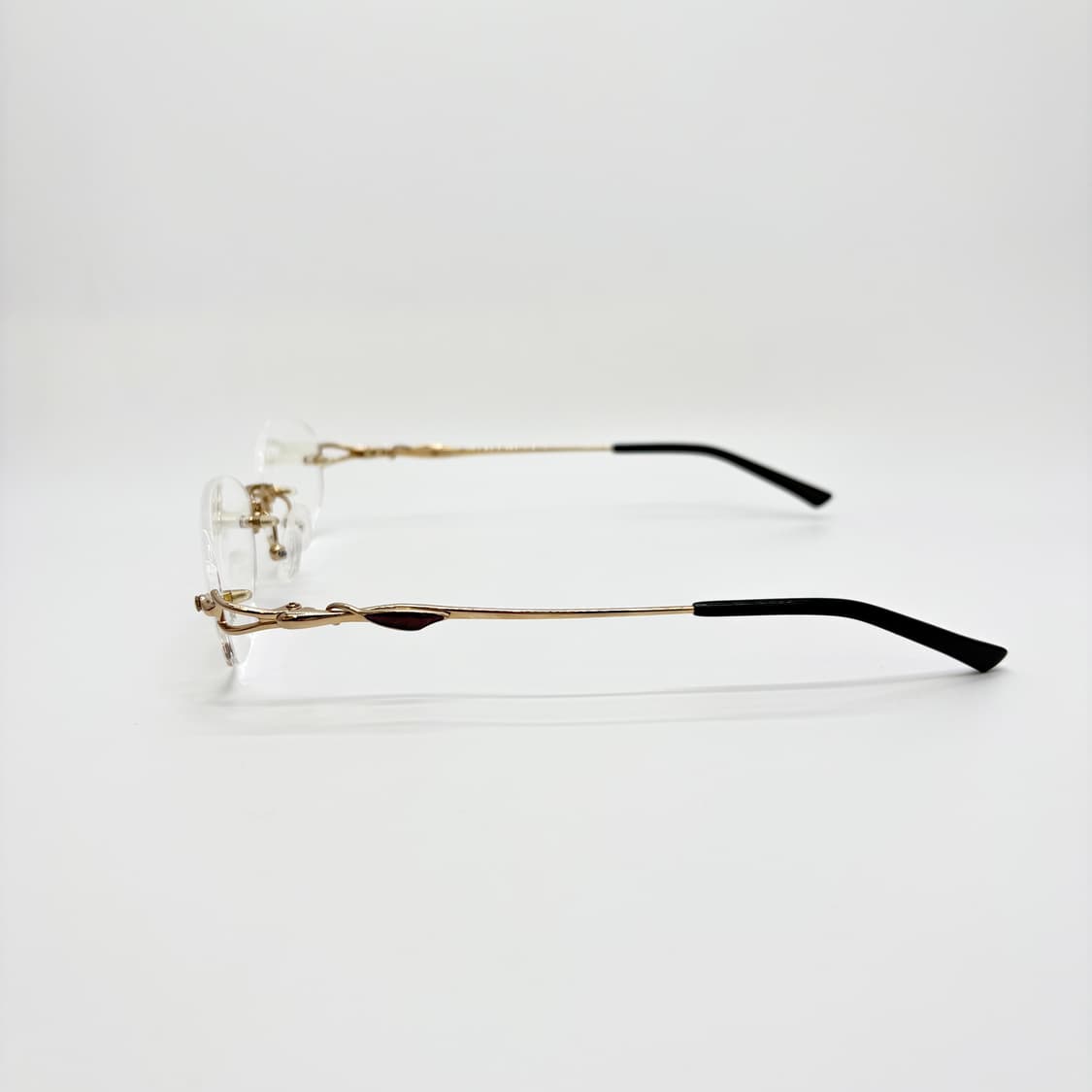 Gipfel 티타늄 골드 오벌 빈티지 무테 상품이미지5