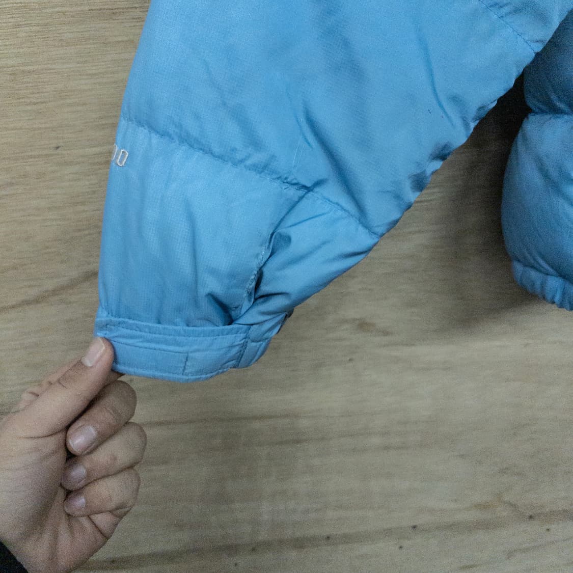 노스페이스 스카이블루 패딩 다운 자켓 (M) 상품이미지6