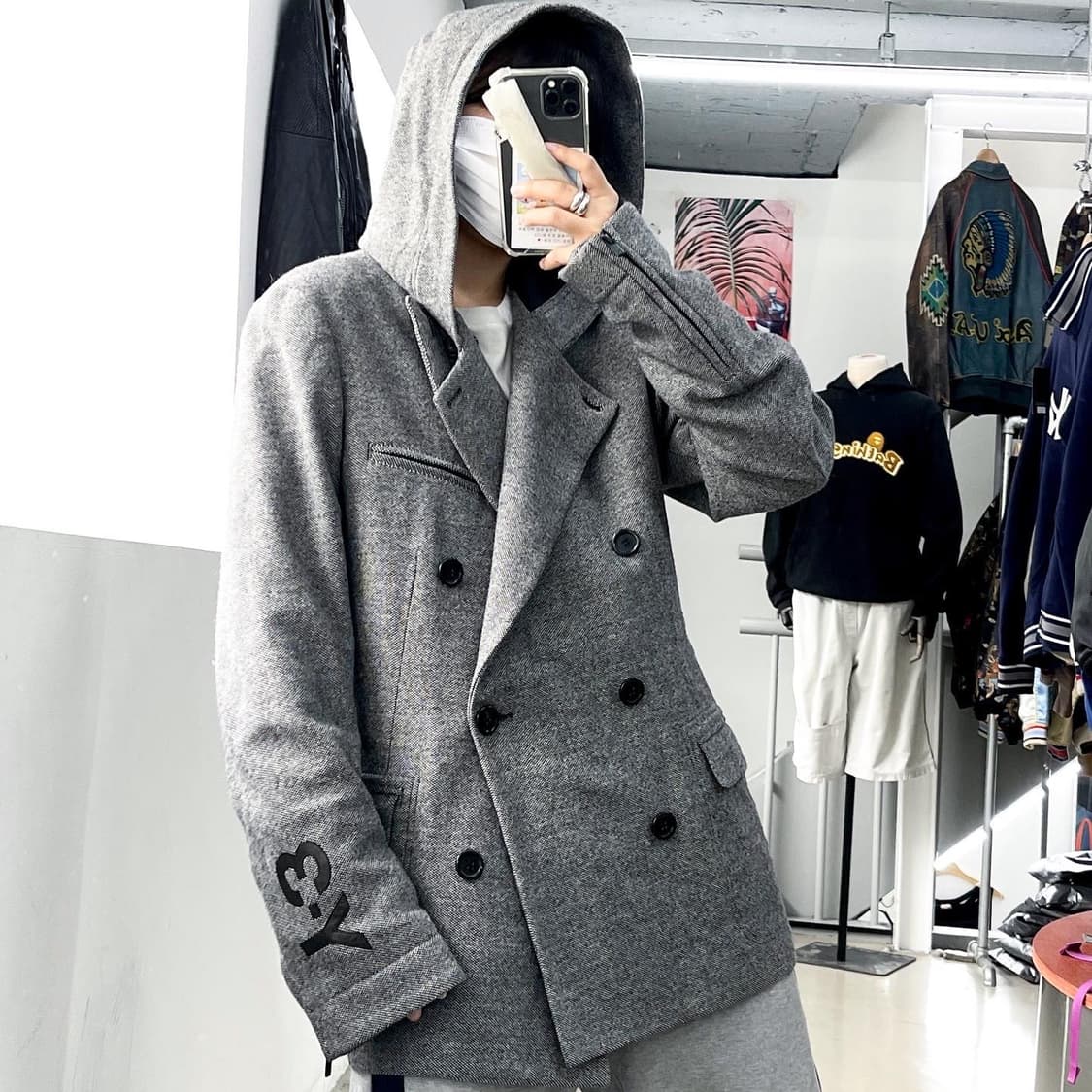 아디다스X요지야마모토 Y-3 울후드코트 상품이미지1