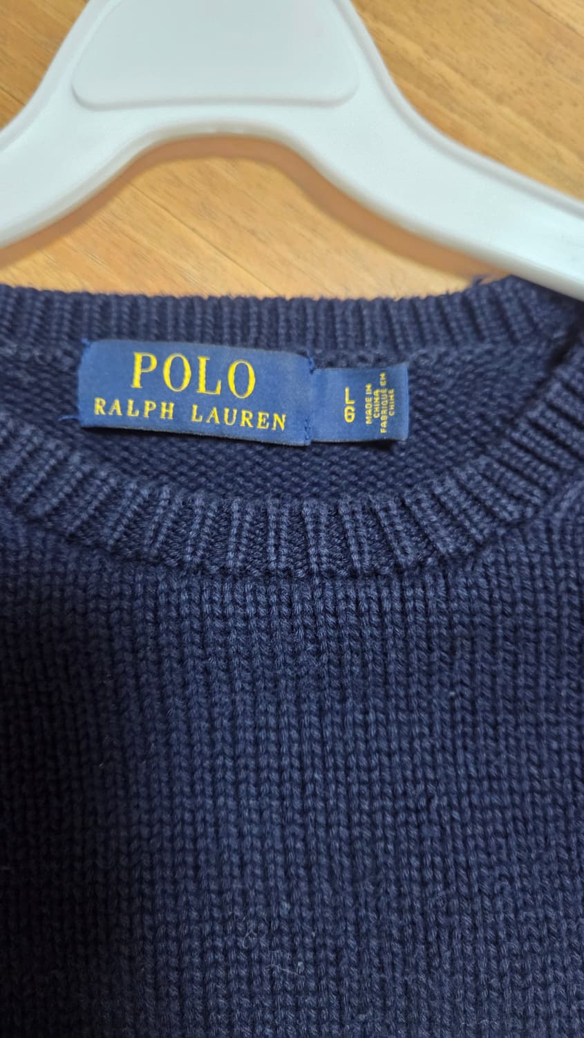 폴로 RL 로고 네이비 니트 상품이미지3