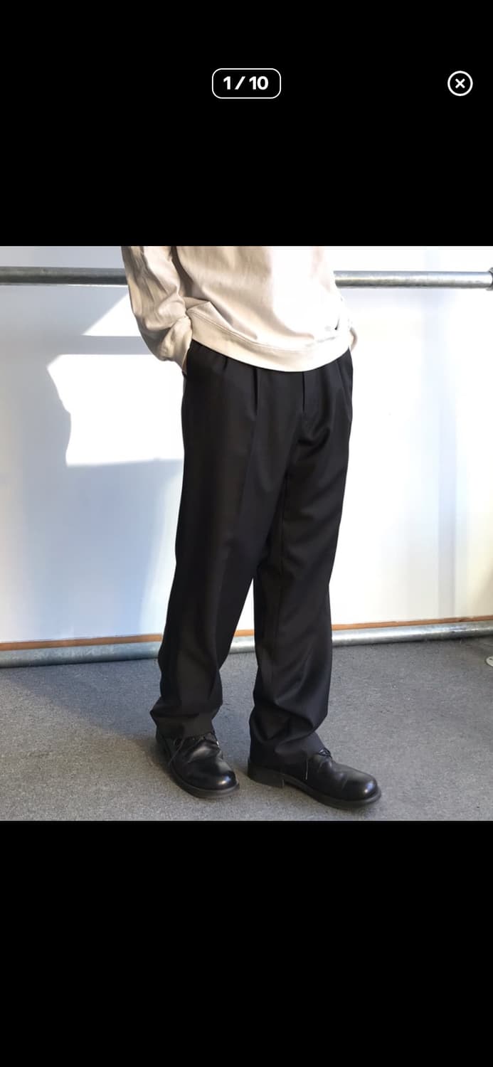 Paul smith london wool two-pleats straig 상품이미지3