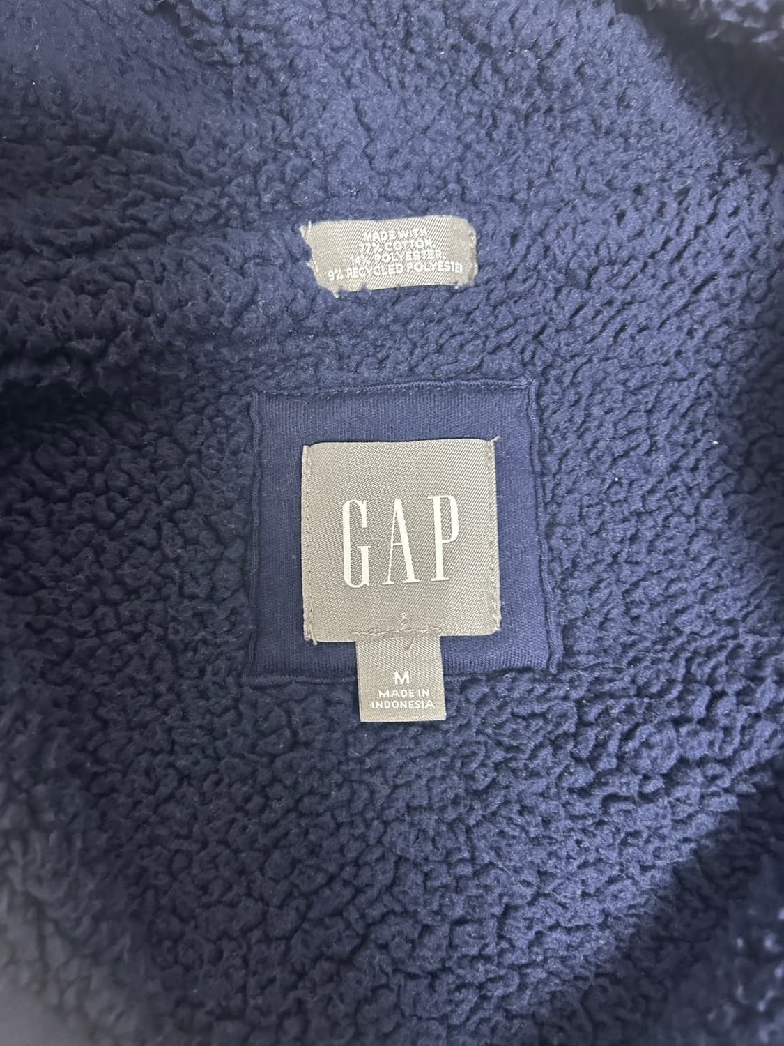 GAP 네이비 후드집업 M 상품이미지2