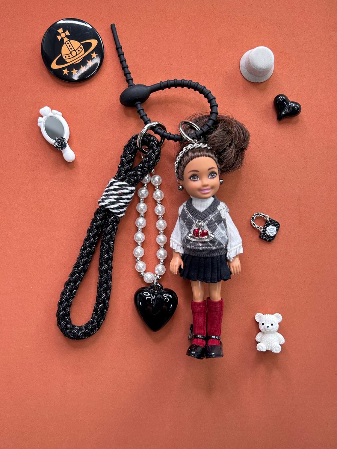 (31)바비키링 정품USA 마텔사 바비인형 커스텀키링 상품이미지1