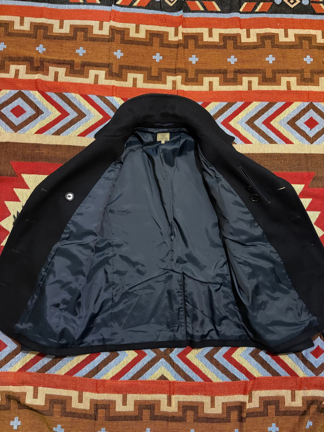 100) 유나이티드애로우즈 그린라벨릴렉싱 피코트 네이비 상품이미지7